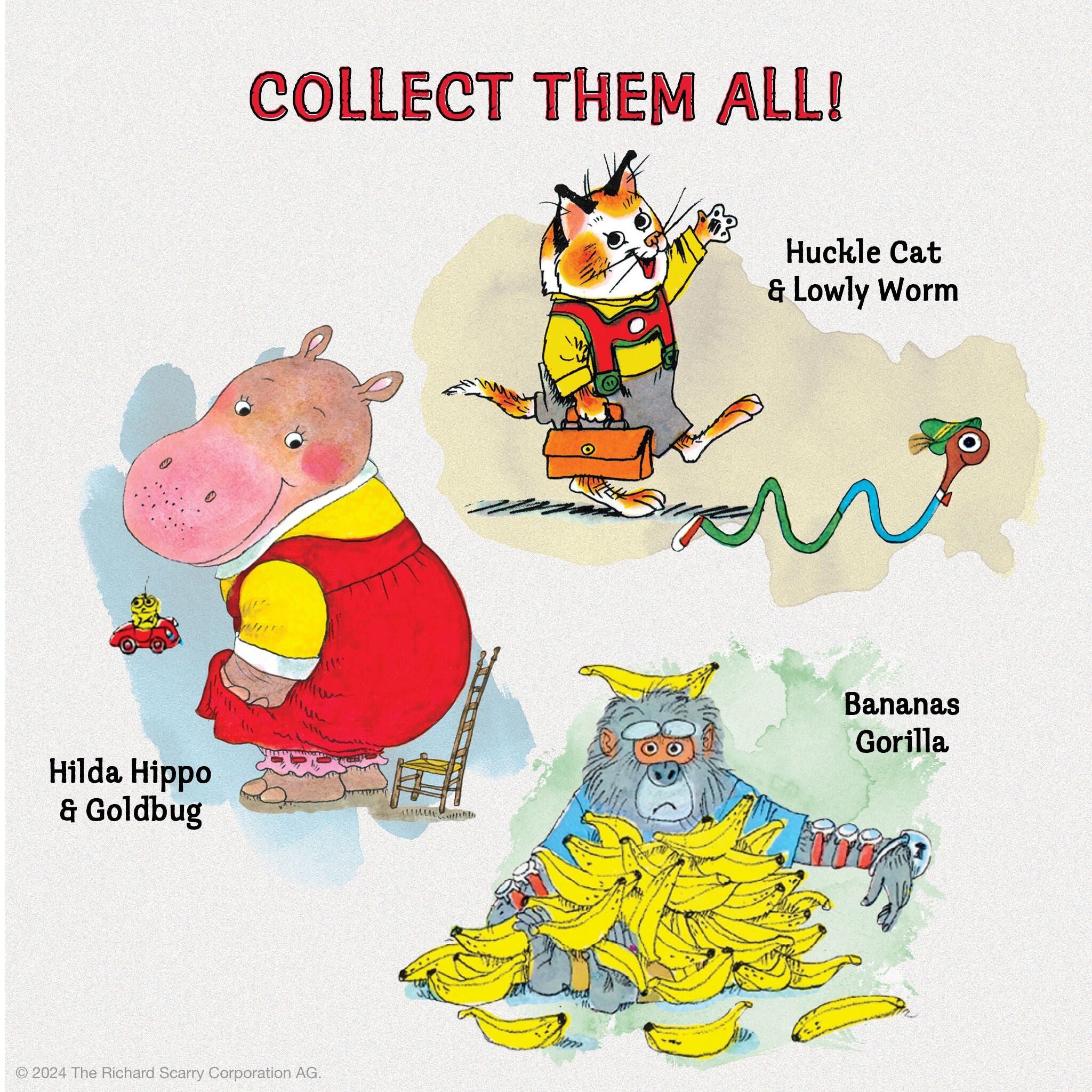 Richard Scarry ReAction W1 - Hilda Hippo