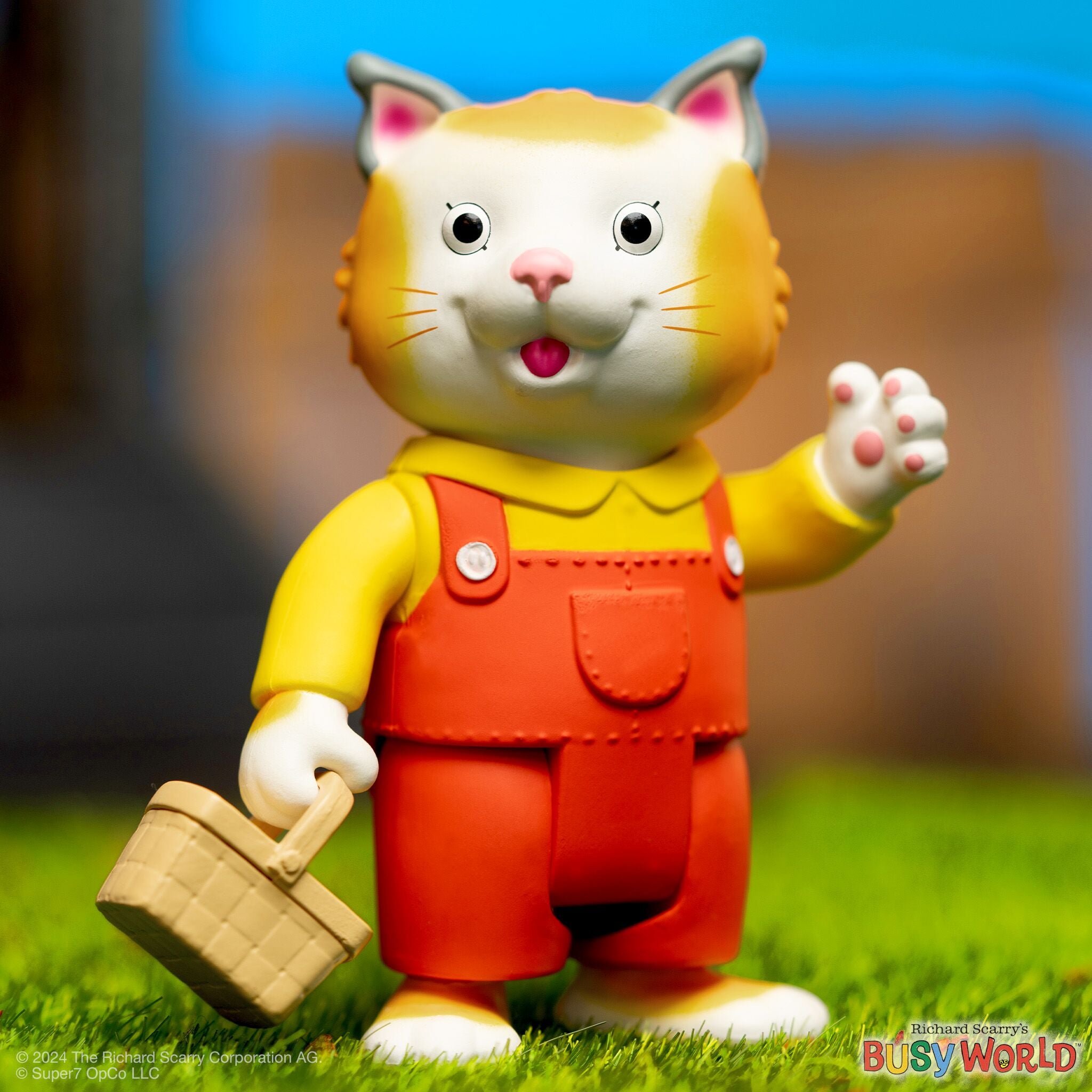 Richard Scarry ReAction Figures Wave 02 - Huckle Cat (Overalls)