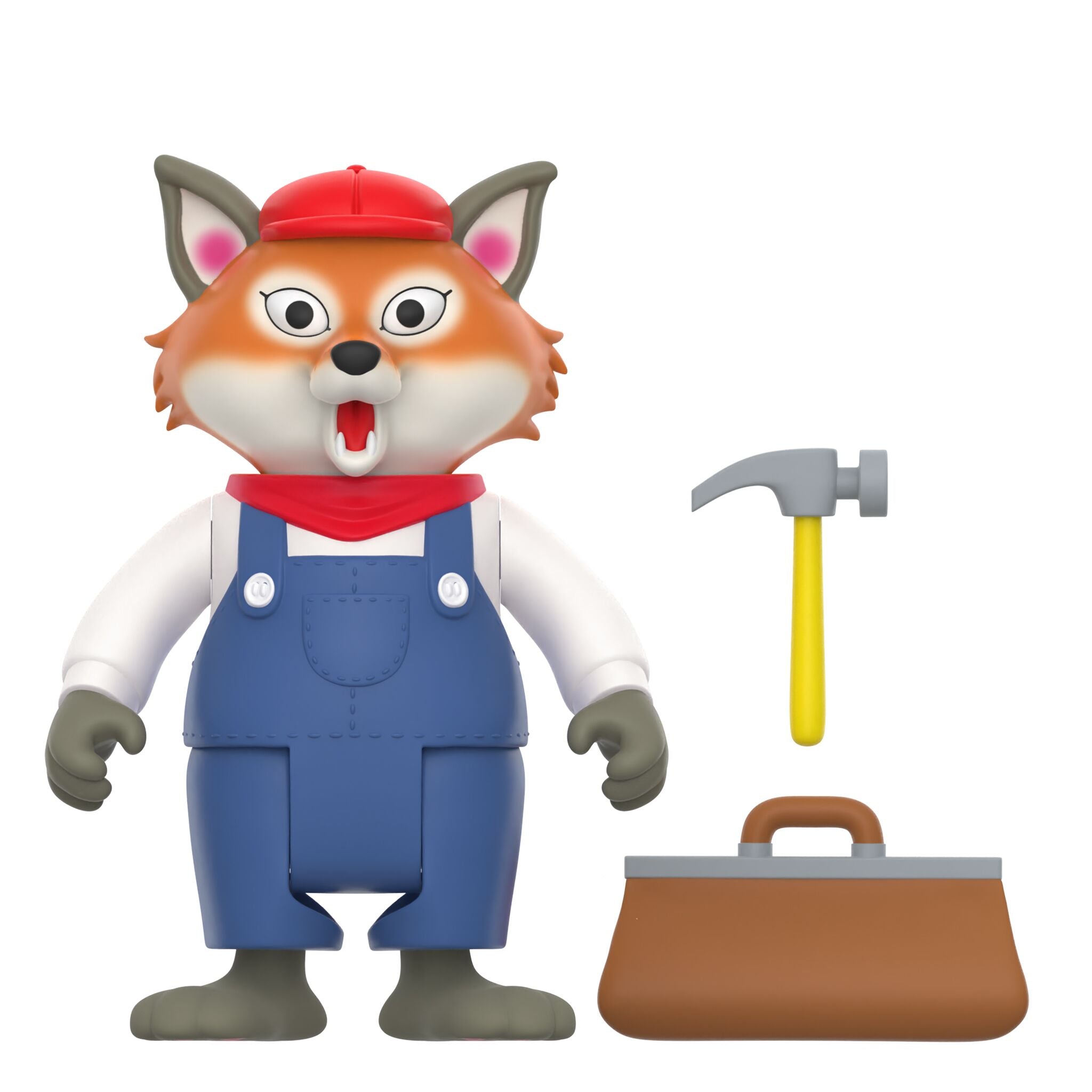 Richard Scarry ReAction Figures Wave 02 - Sally Cat, Huckle Cat (Overalls), & Mr. Fixit