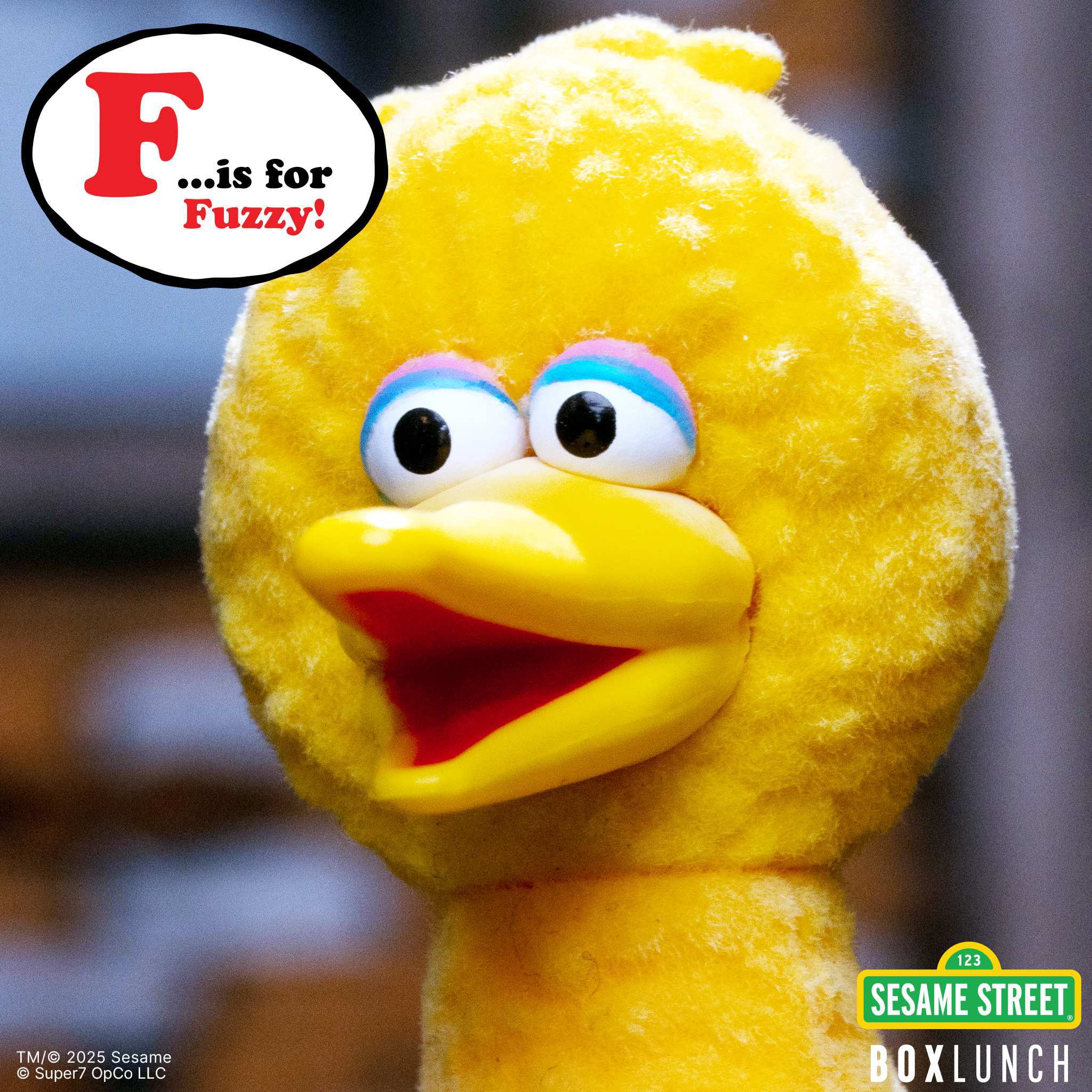 Sesame Street ReAction Figures - Big Bird (Flocked)