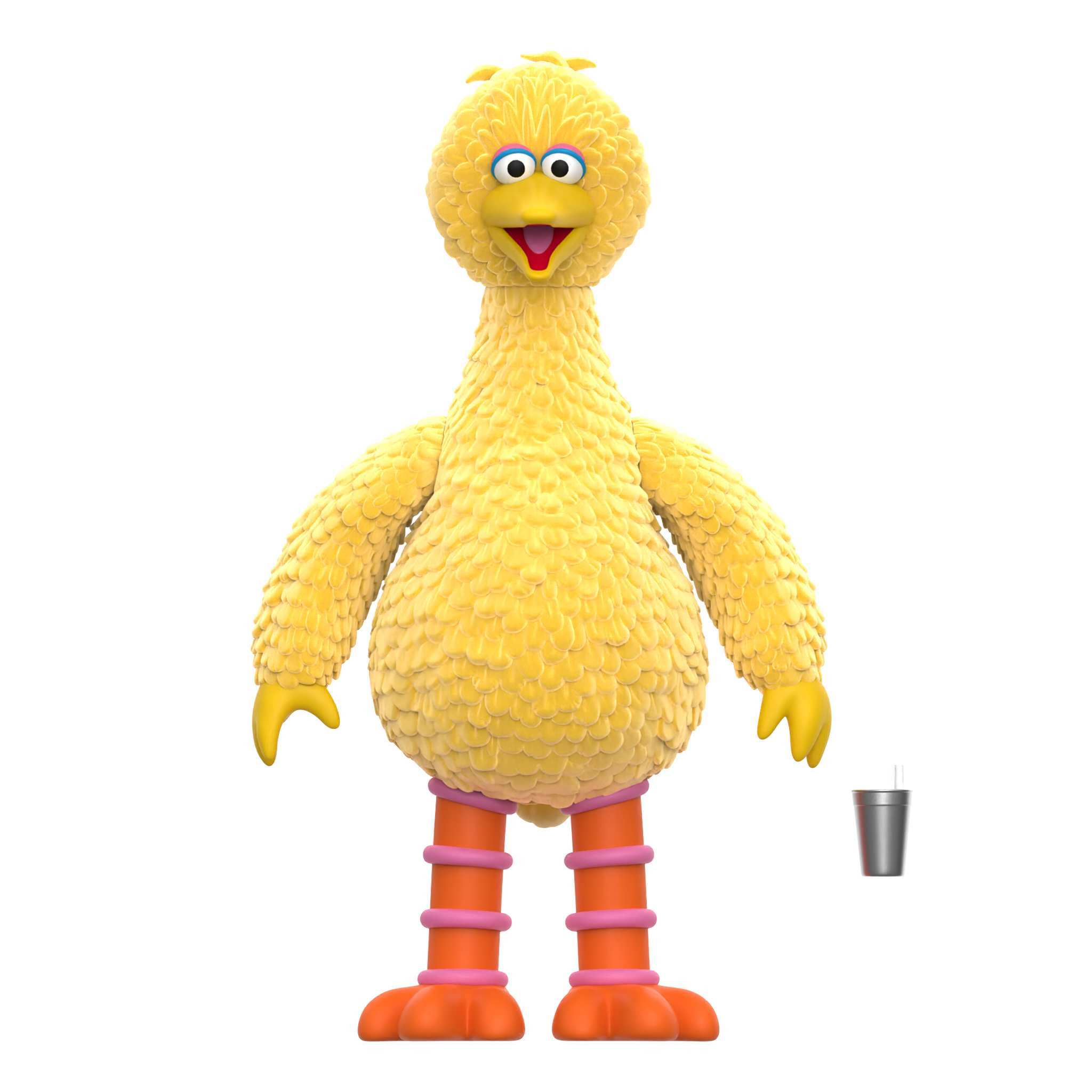 Sesame Street ReAction Figures - Big Bird (Flocked)