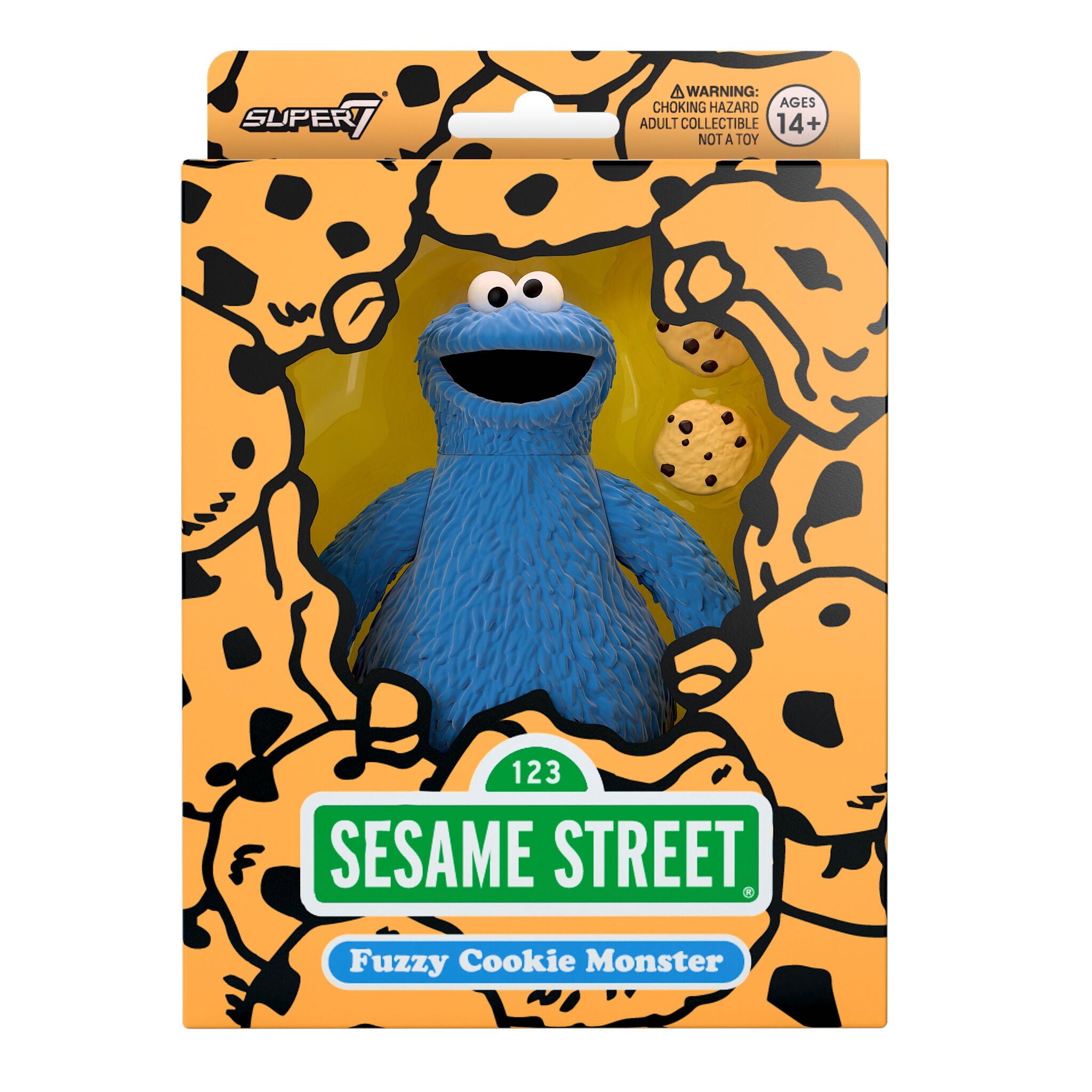 Sesame Street ReAction Figures - Cookie Monster (Fuzzy)