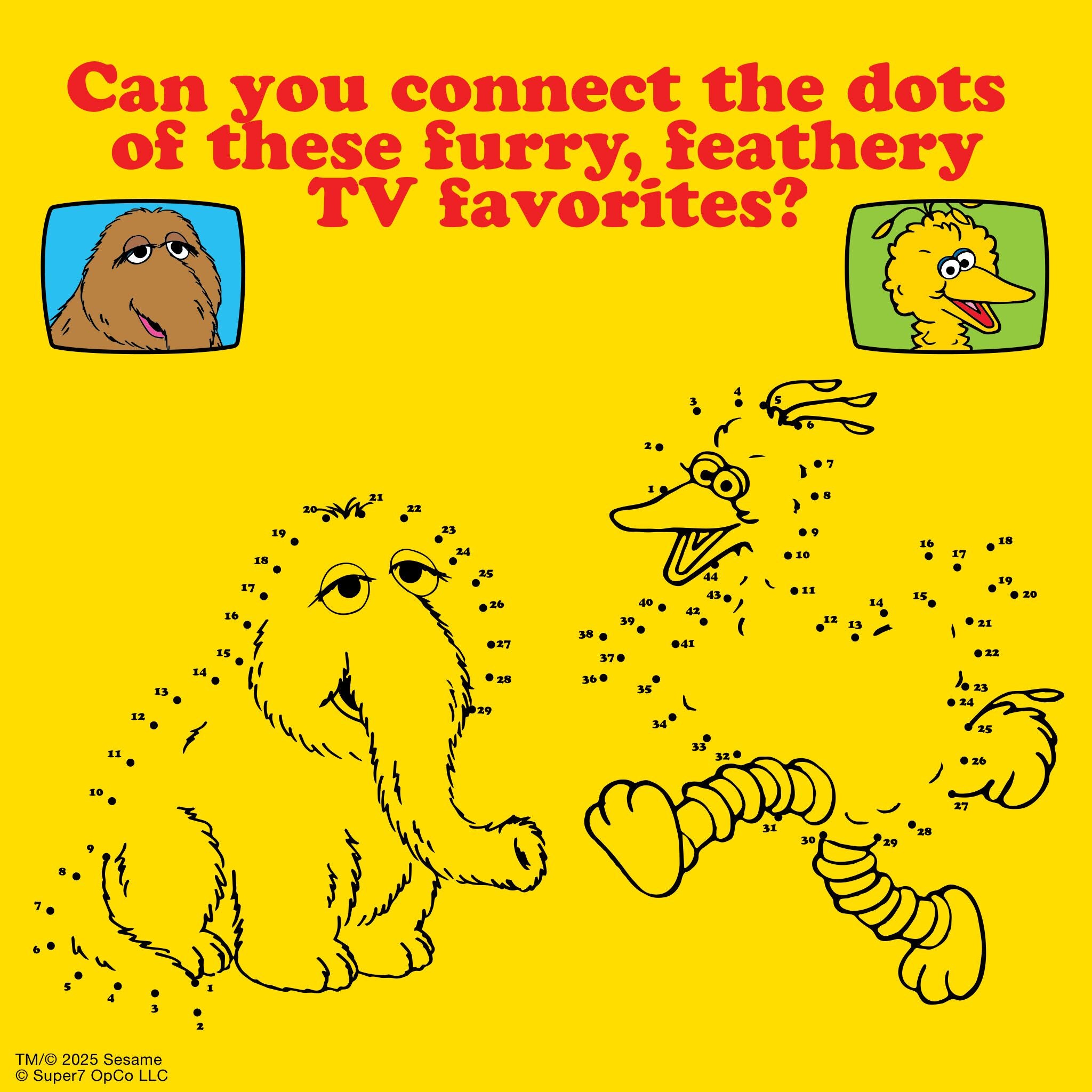 Sesame Street ReAction Figures - Big Bird and Mr. Snuffleupagus 2-PK