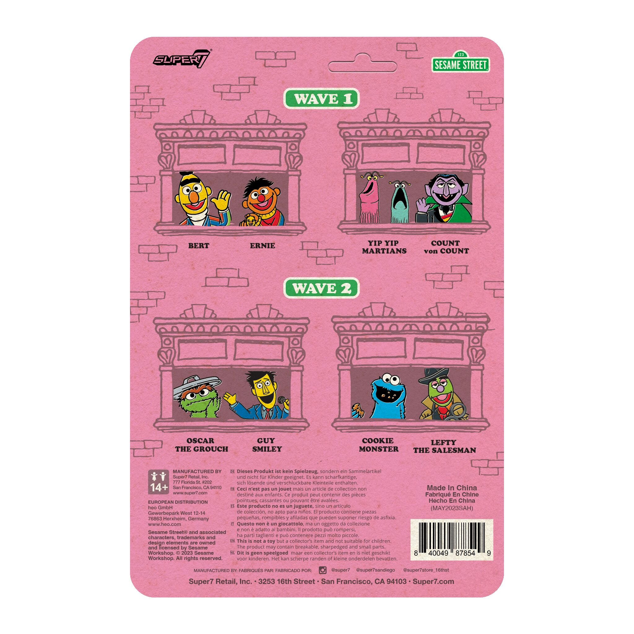 Sesame Street ReAction Figures Wave 02 - Cookie Monster