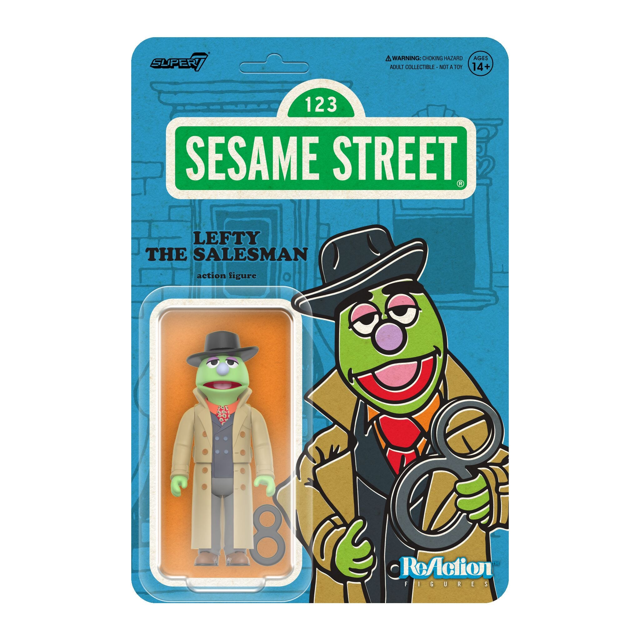Sesame Street ReAction Figures Wave 02 - Lefty the Salesman
