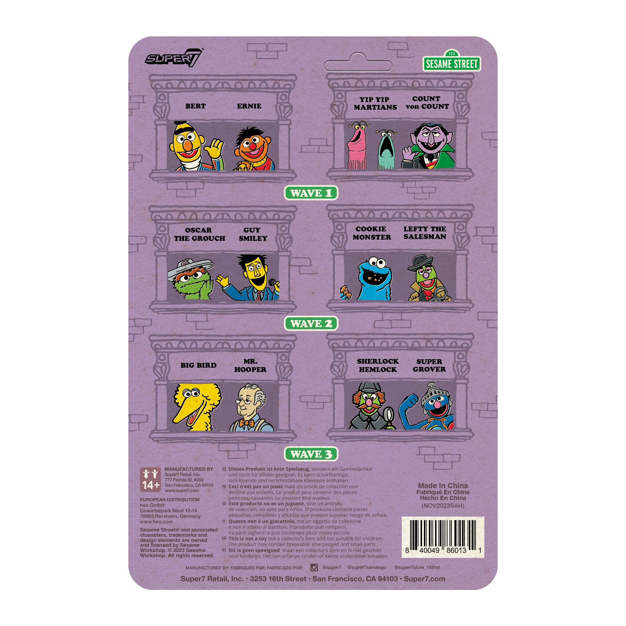 Sesame Street ReAction Figures Wave 03 - Big Bird