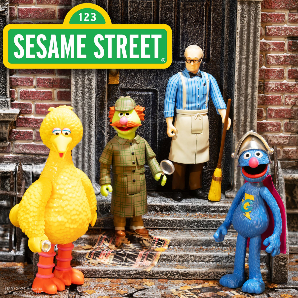Figurina 1, Sesame Street ReAction Wave 03 Mr. Hooper Figure 10 Figurina 1, Sesame Street ReAction Wave 03 Mr. Hooper Figure 10