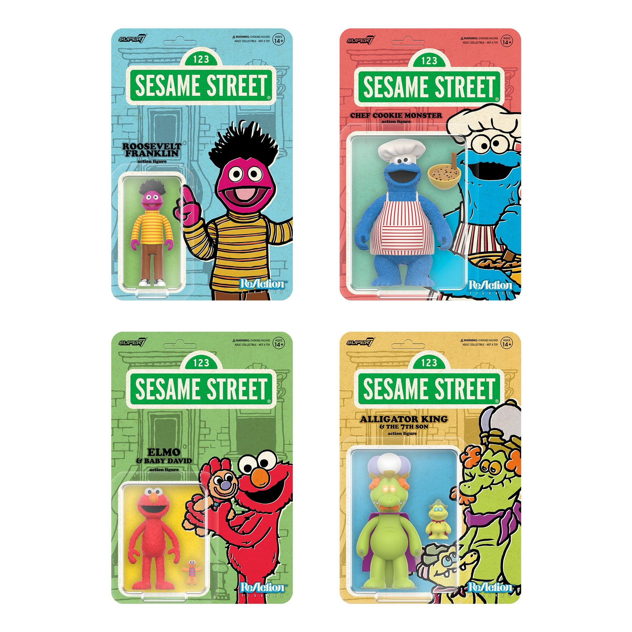 Sesame Street ReAction Figures Wave 04 - Roosevelt Franklin