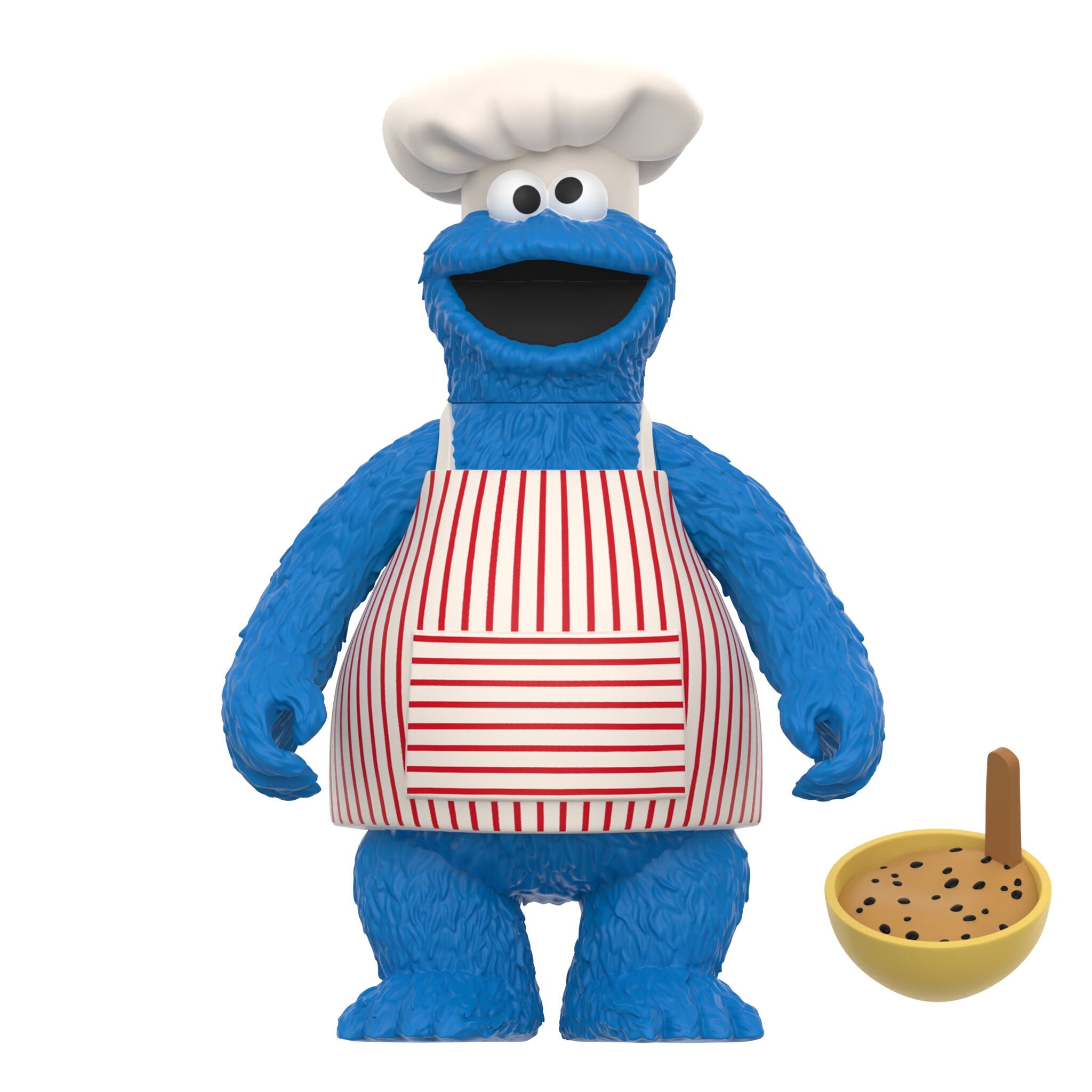Sesame Street ReAction Figures Wave 04 - Chef Cookie Monster, Elmo, Alligator King, & Roosevelt Franklin