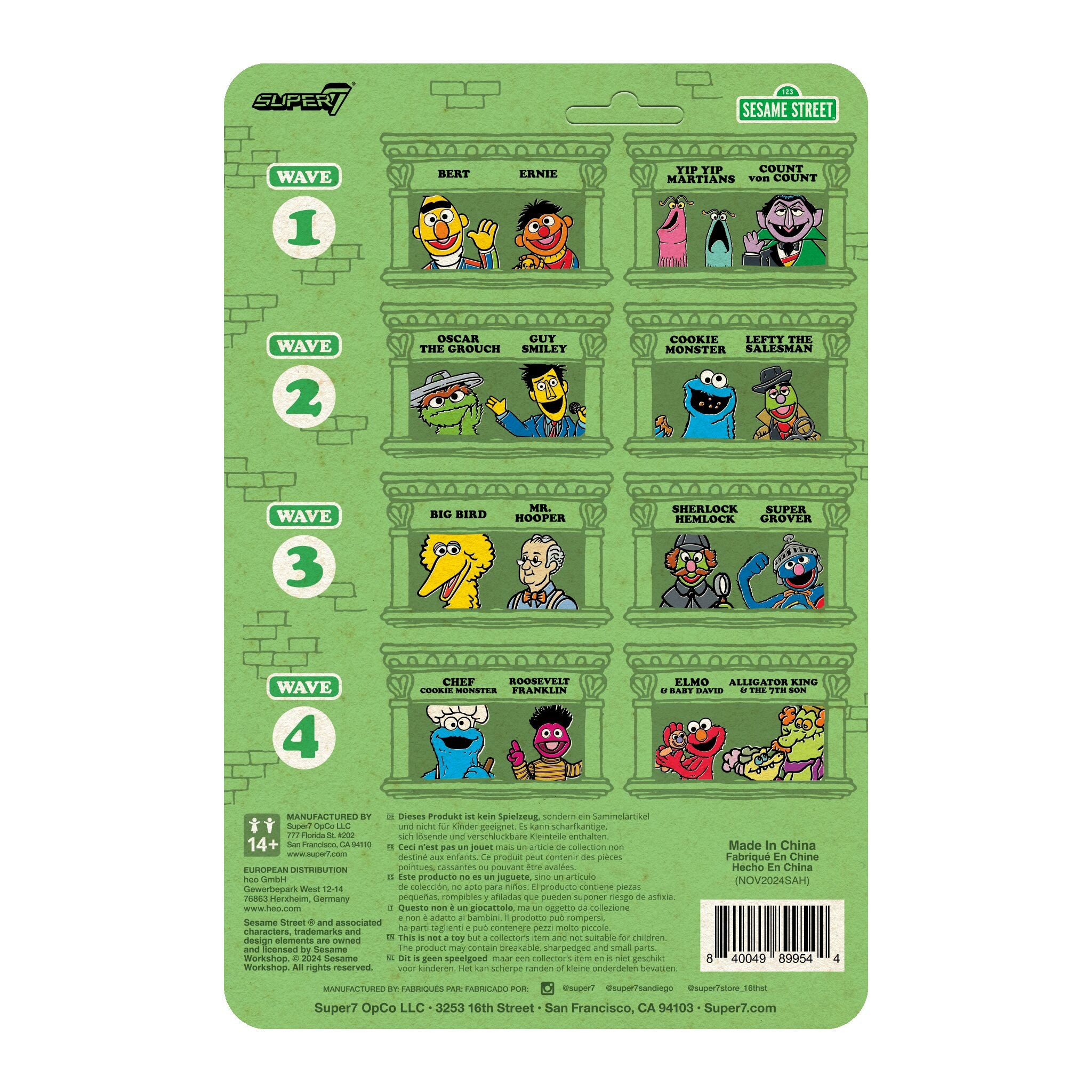 Sesame Street ReAction Figures Wave 04 - Elmo