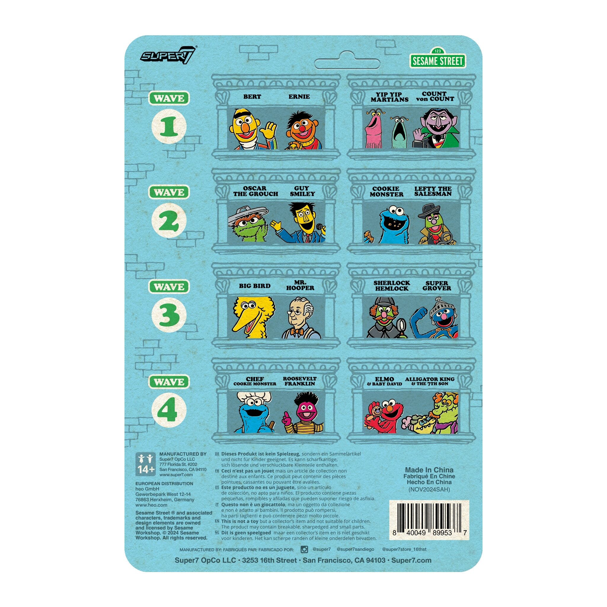 Sesame Street ReAction Figures Wave 04 - Roosevelt Franklin