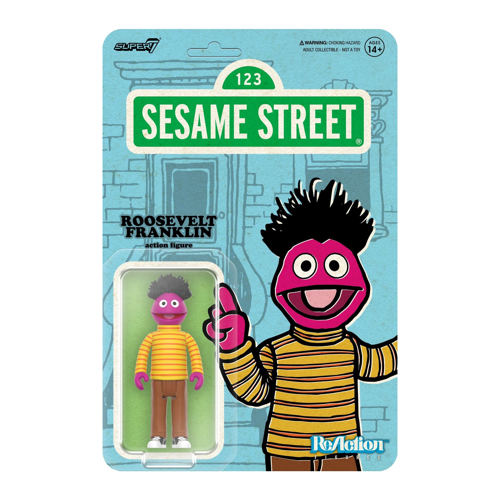 Sesame Street ReAction Figures Wave 04 - Roosevelt Franklin