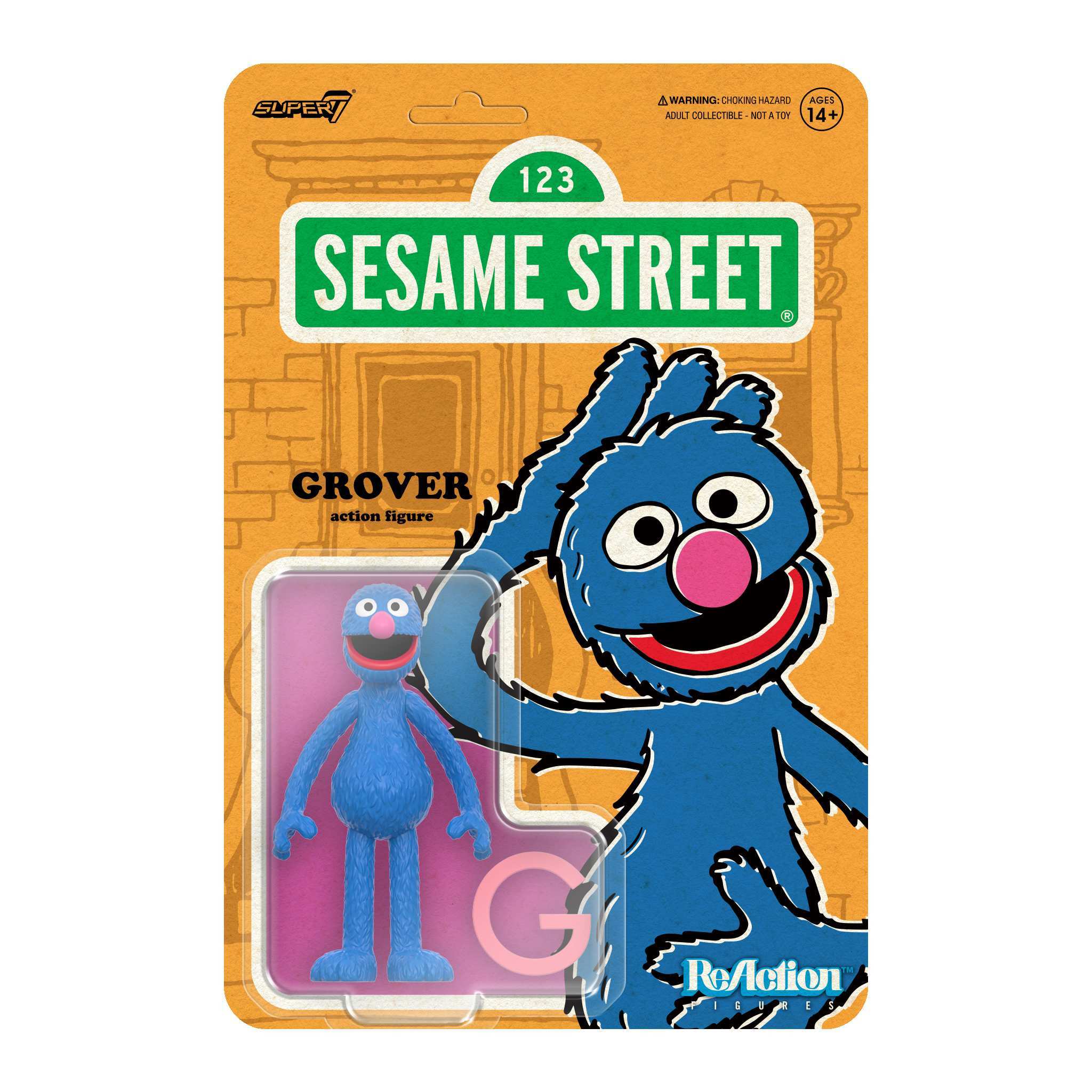 Sesame Street ReAction Figures Wave 05 - Grover