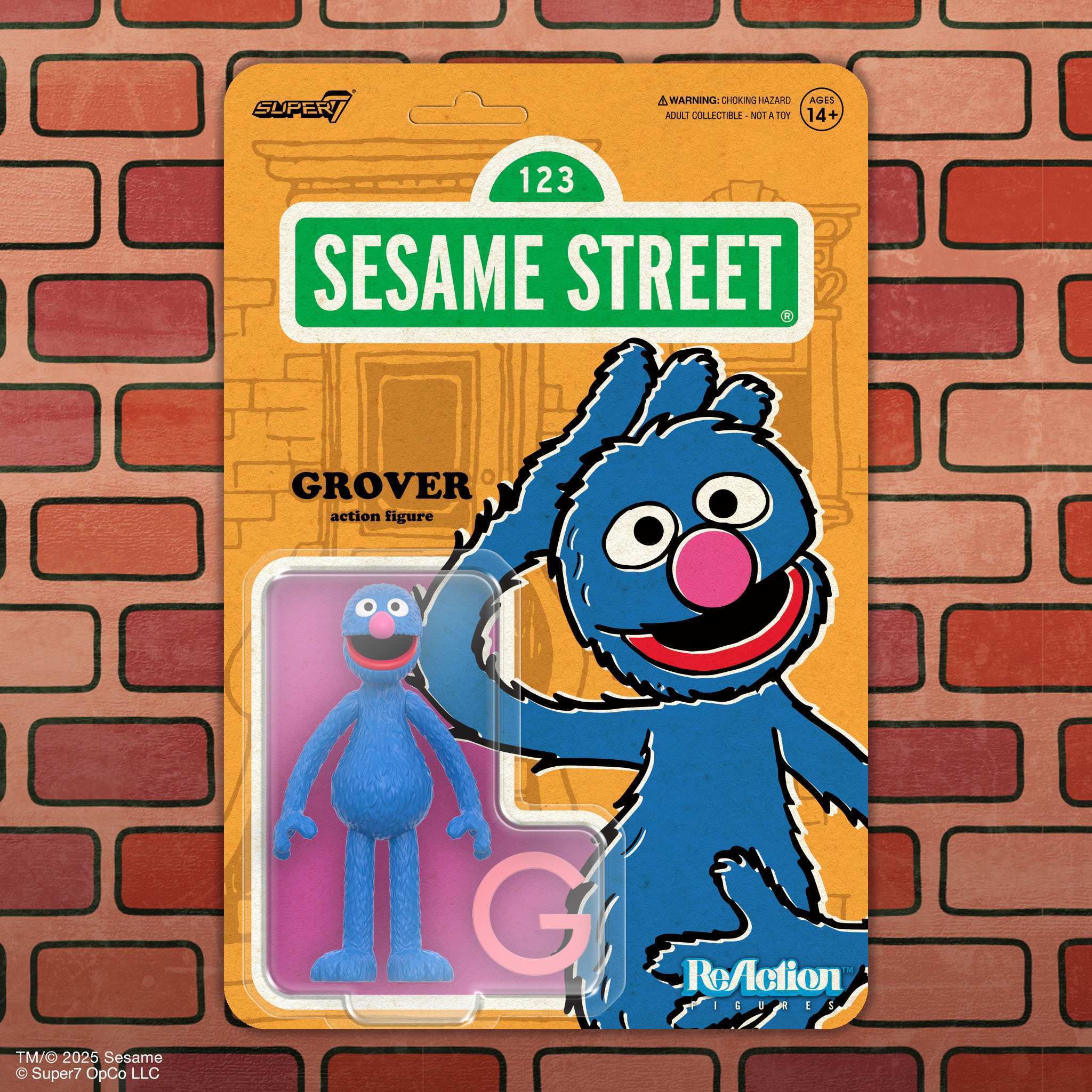 Sesame Street ReAction Figures Wave 05 - Grover