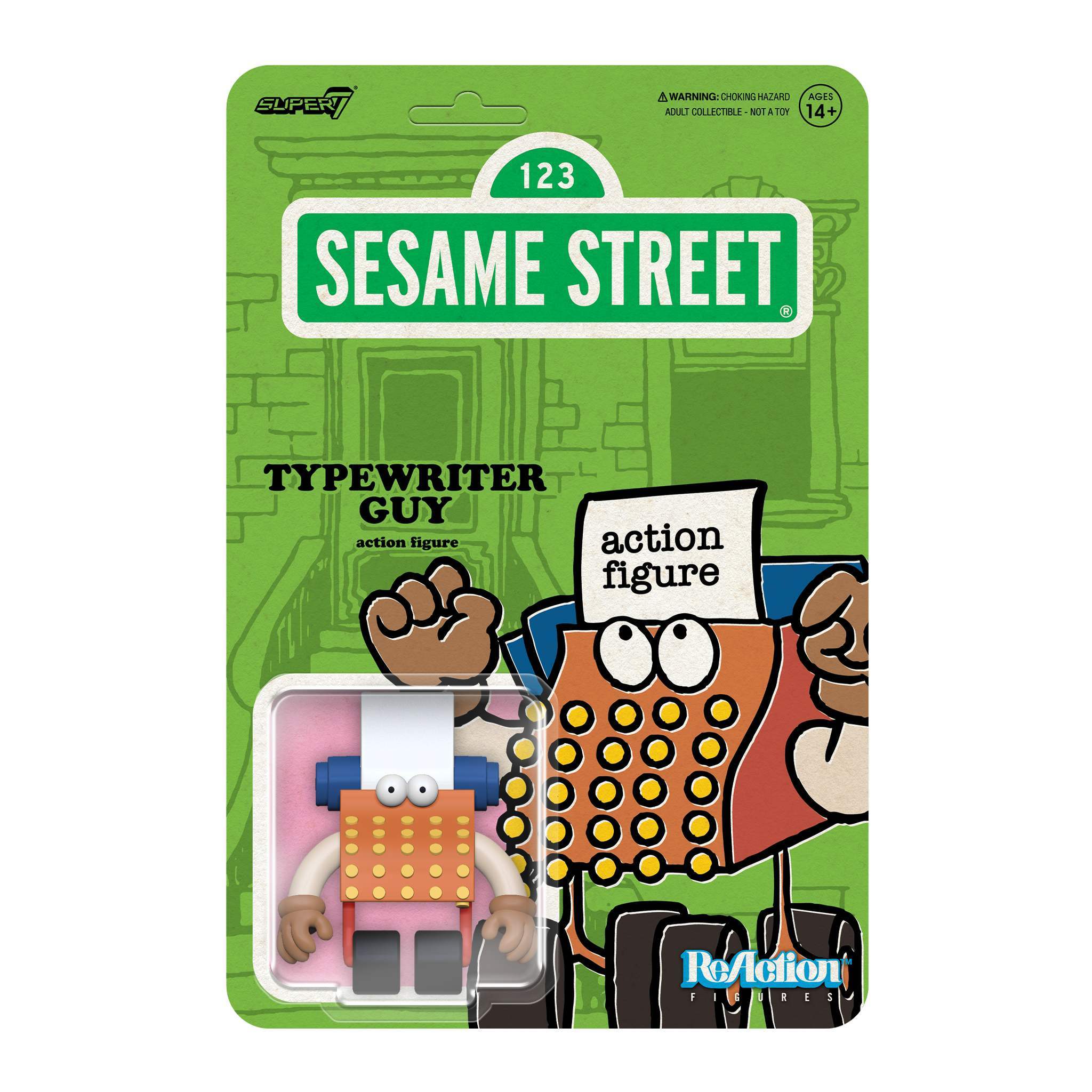 Sesame Street ReAction Figures Wave 06 - Typewriter Guy