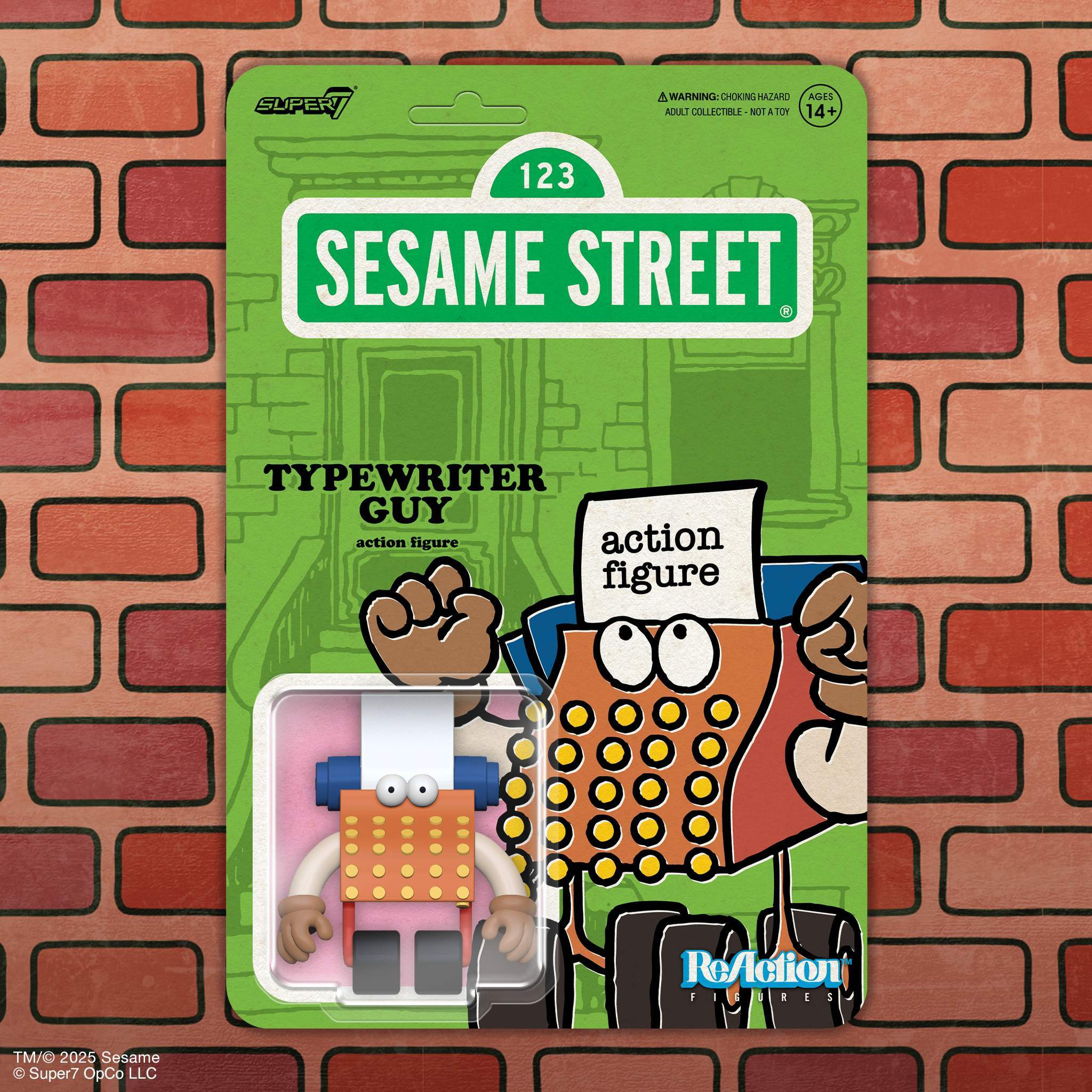 Sesame Street ReAction Figures Wave 06 - Typewriter Guy