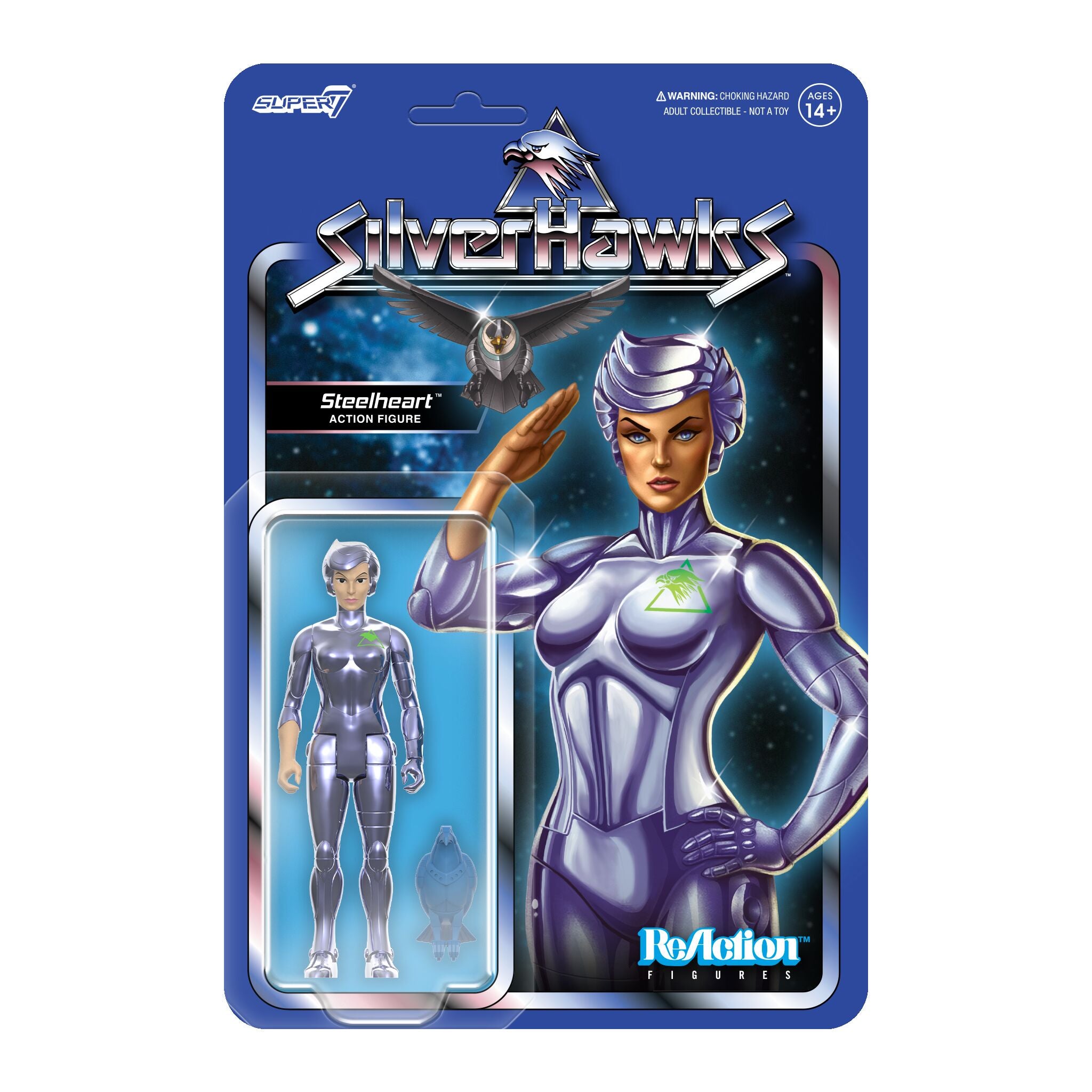 SilverHawks ReAction Figures Wave 01 - Steelheart (Toy Version)