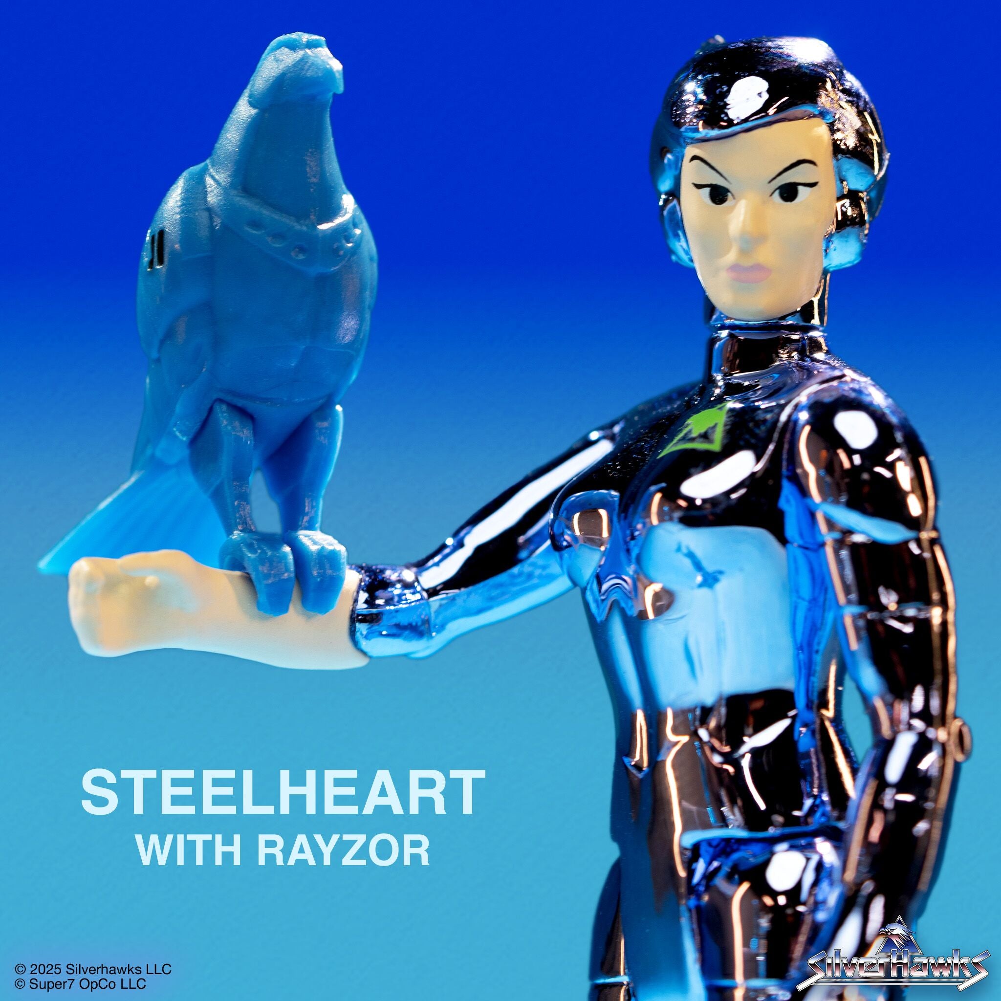 SilverHawks ReAction Figures Wave 01 - Steelheart (Toy Version)