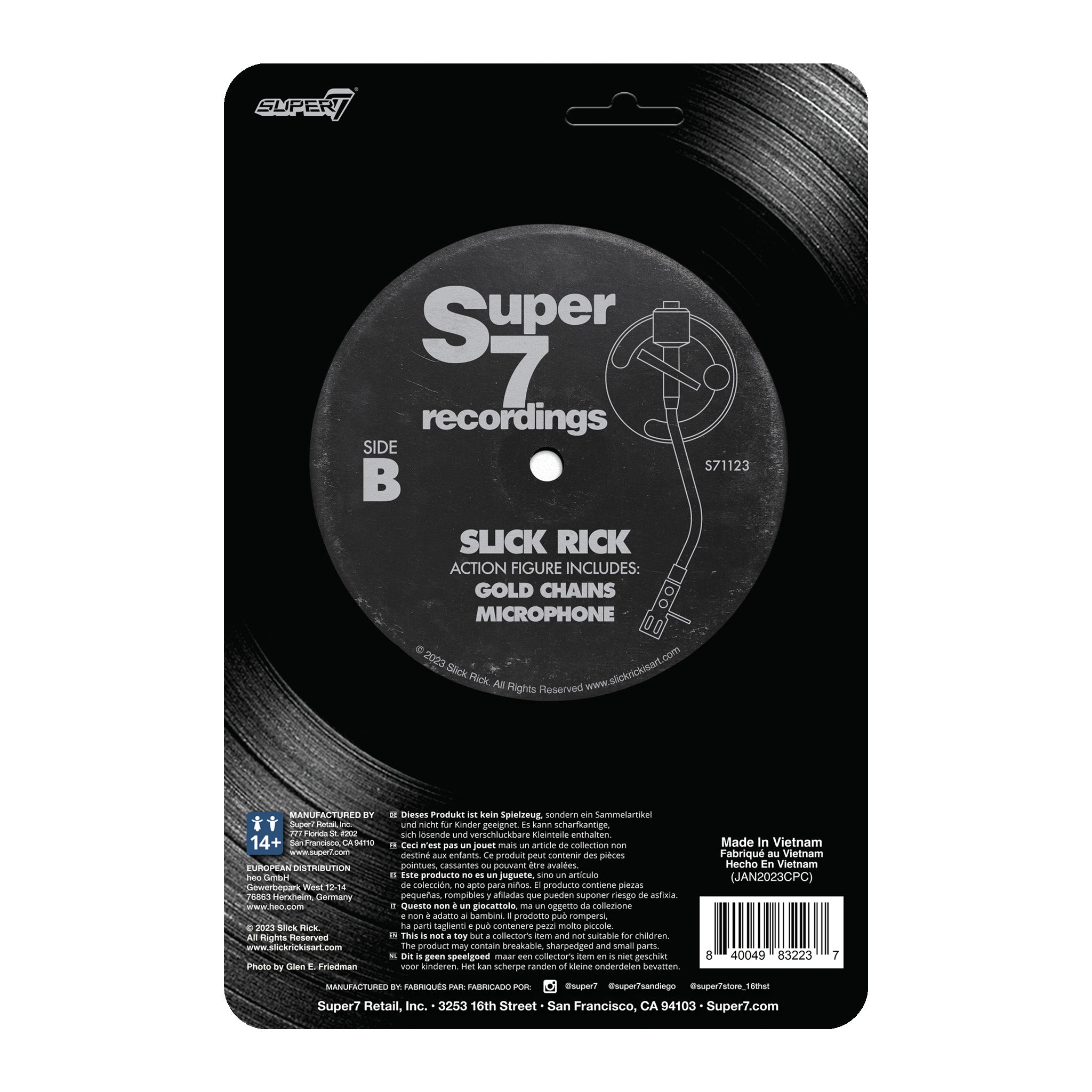 Slick Rick ReAction Figure - Slick Rick Great Adventures