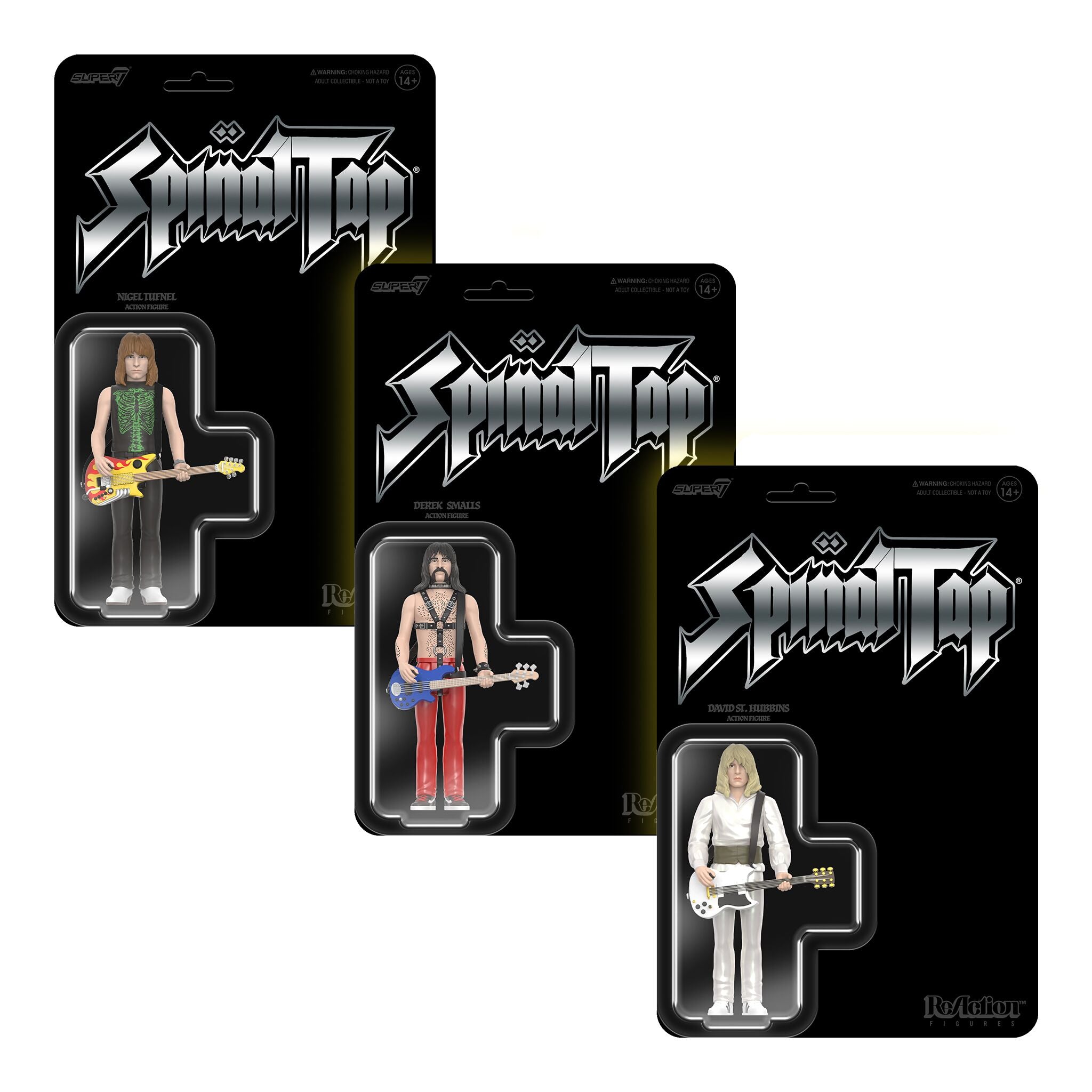 Spinal Tap ReAction Figures Wave 1 - Derek Smalls, Nigel Tufnel & David St. Hubbins