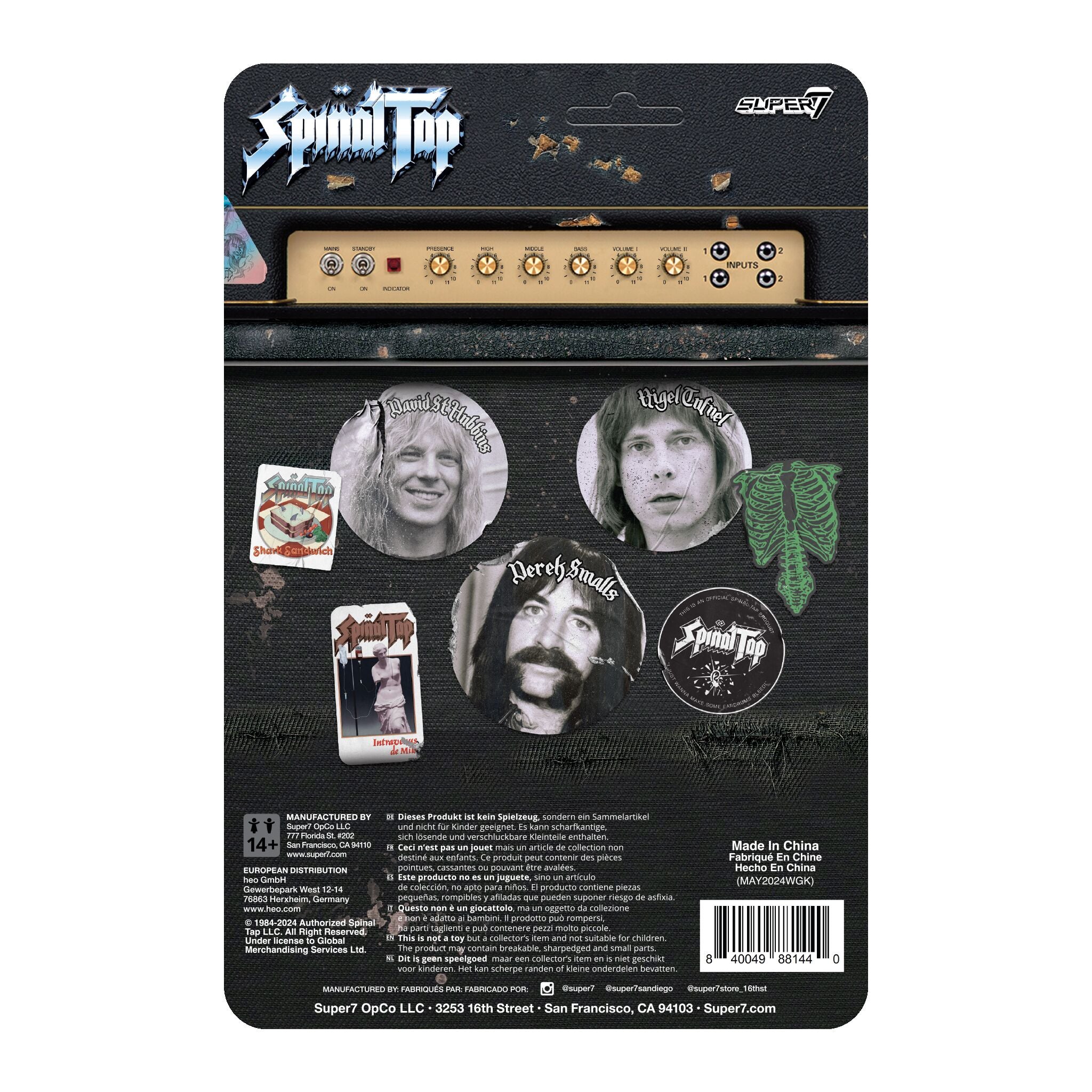 Spinal Tap ReAction Figures Wave 01 - Derek Smalls