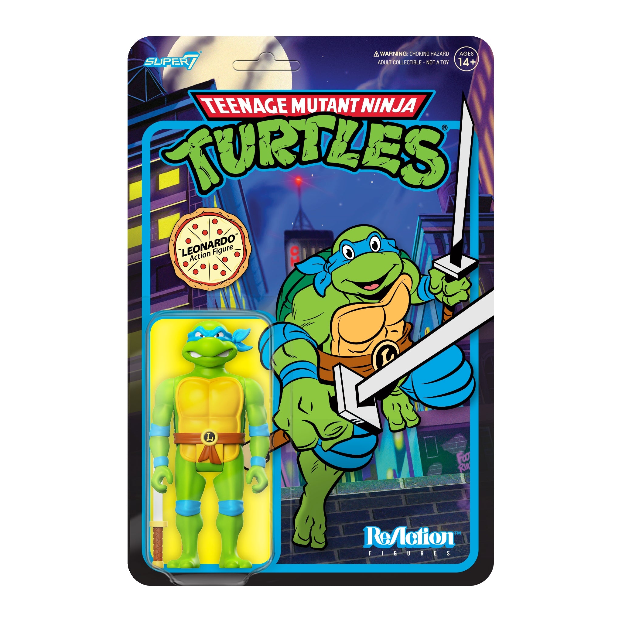 Teenage Mutant Ninja Turtles ReAction Wave 7 - Leonardo Toon
