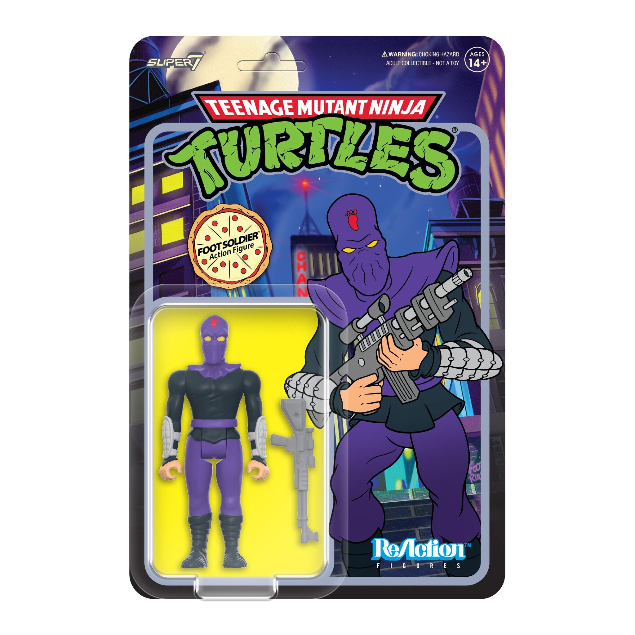 Teenage Mutant Ninja Turtles ReAction Figures Wave 08 - Foot Soldier (Cartoon)