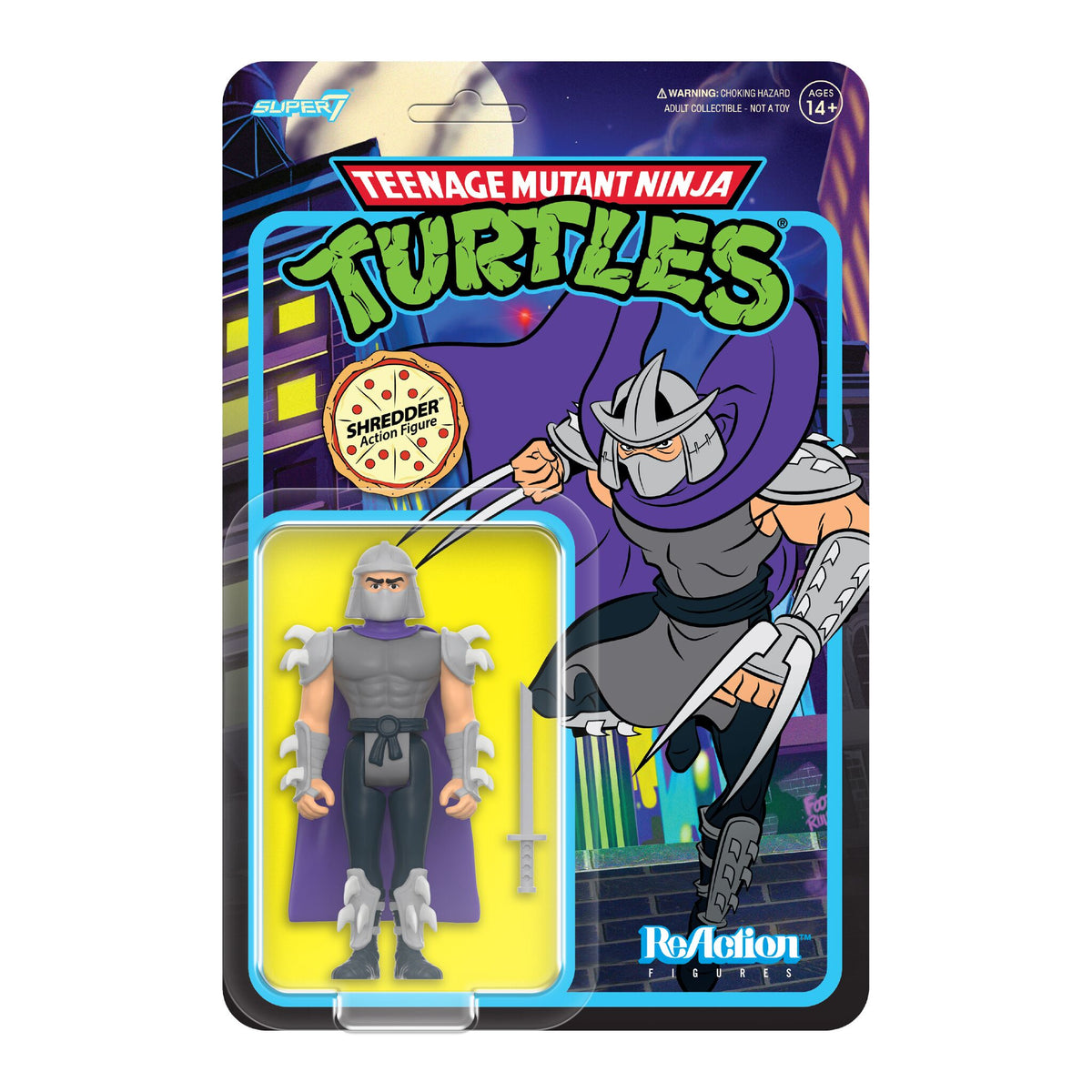 Teenage Mutant Ninja Turtles ReAction Figures Wave 08 - Shredder (Cart –  Super7
