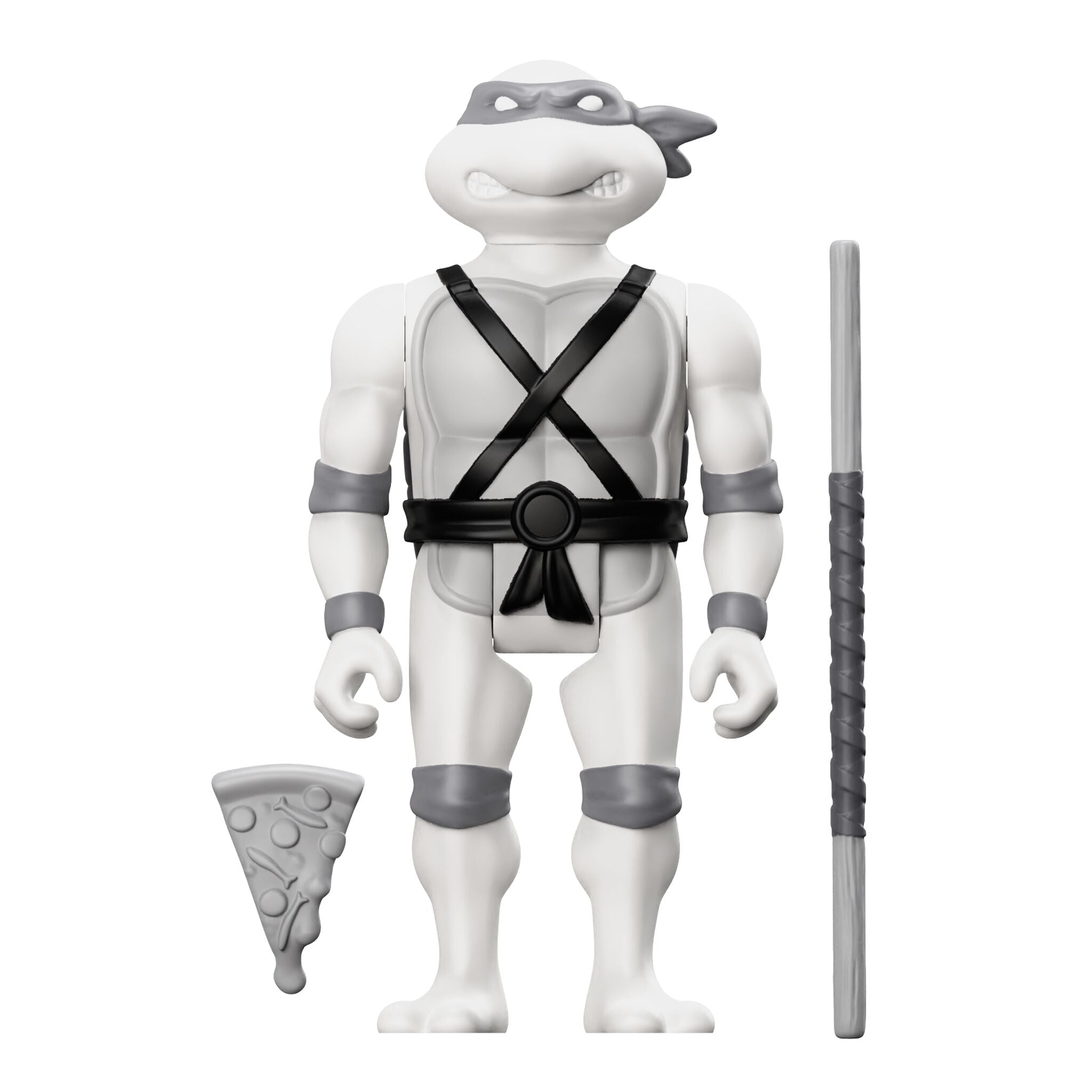 Teenage Mutant Ninja Turtles ReAction Figure Wave 9 - Donatello, Leonardo, Michelangelo & Raphael (Comic Greyscale)