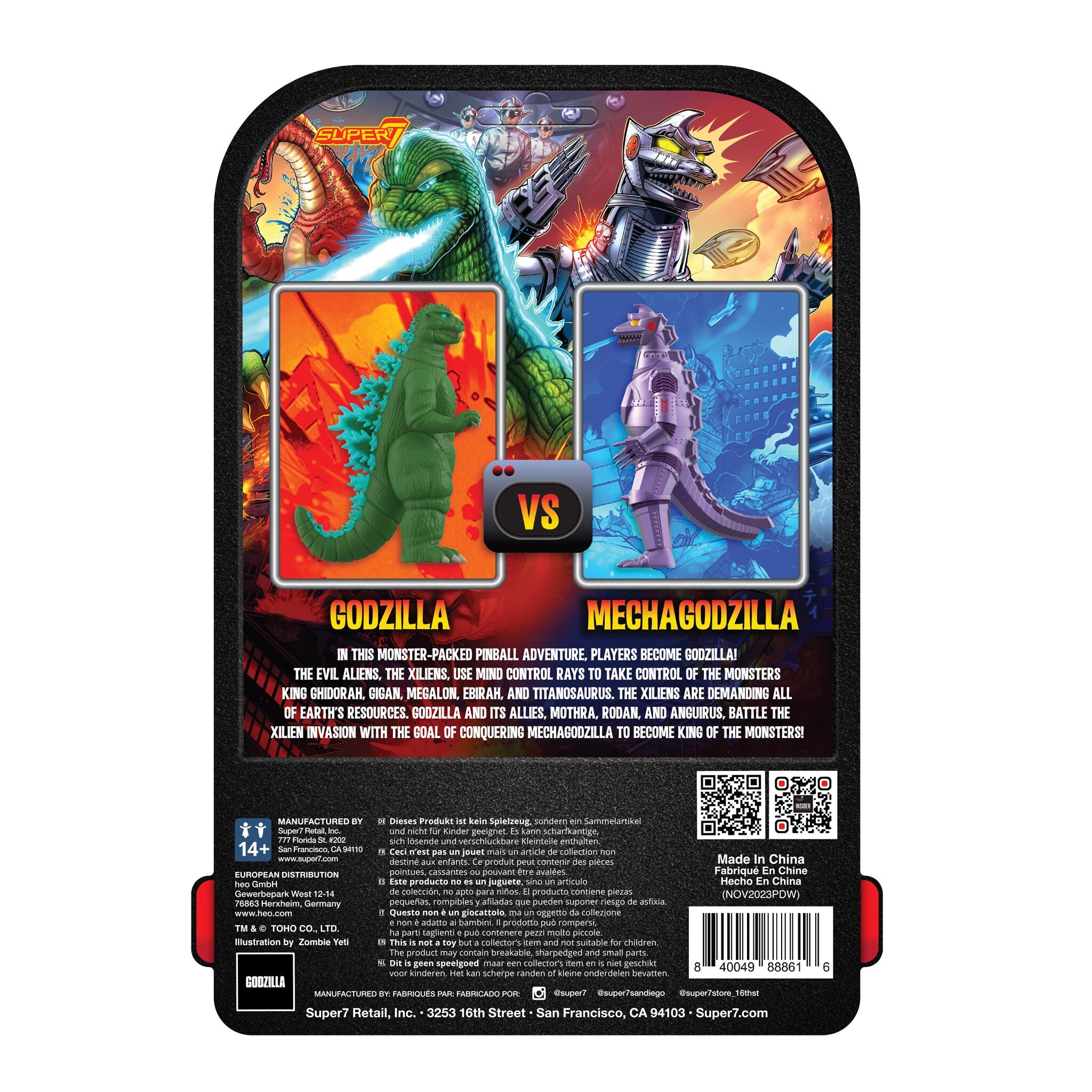 Toho ReAction Figures - Mechagodzilla '74 (Stern Pinball Recolor)