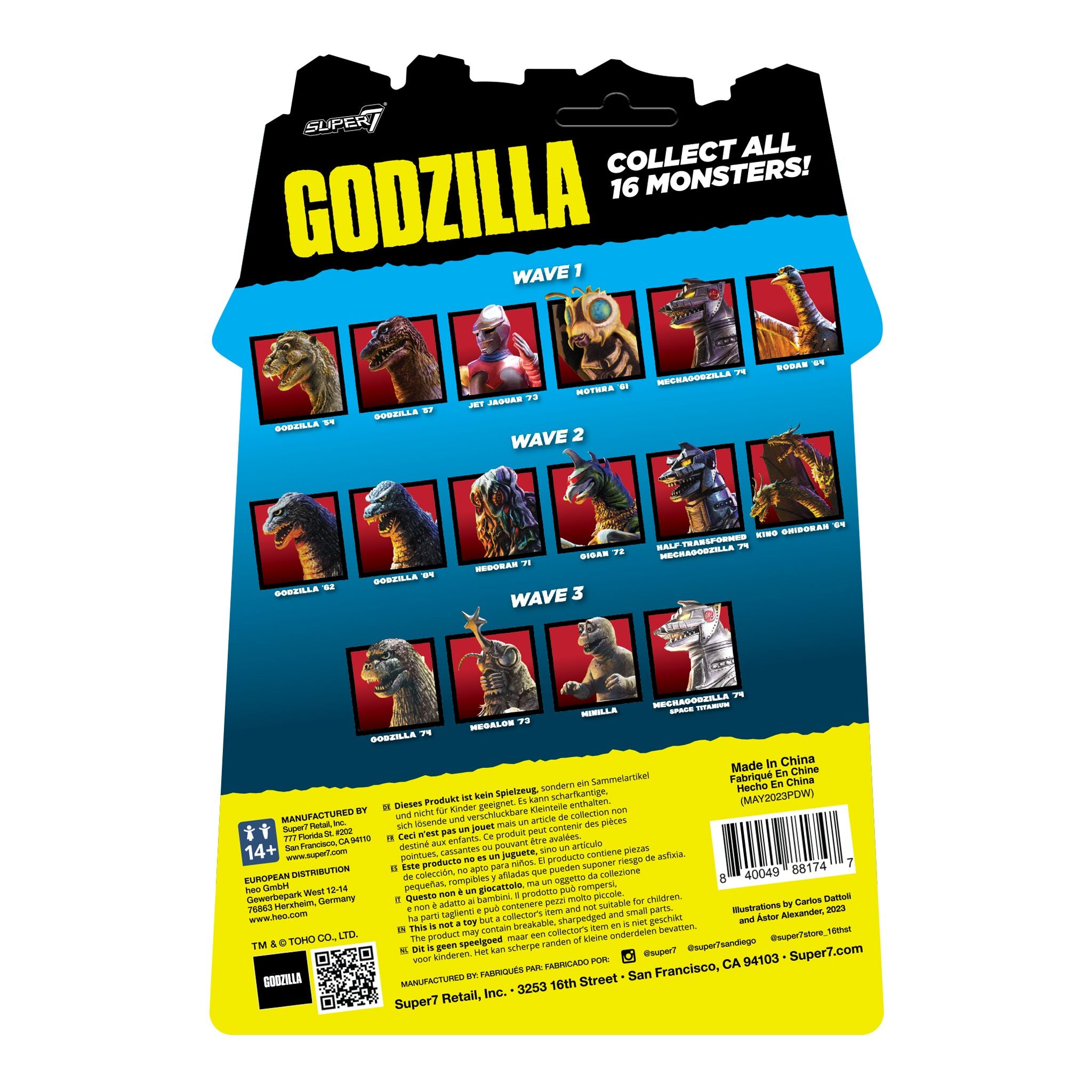 Toho ReAction Figures - Godzilla '84 (Toy Recolor)