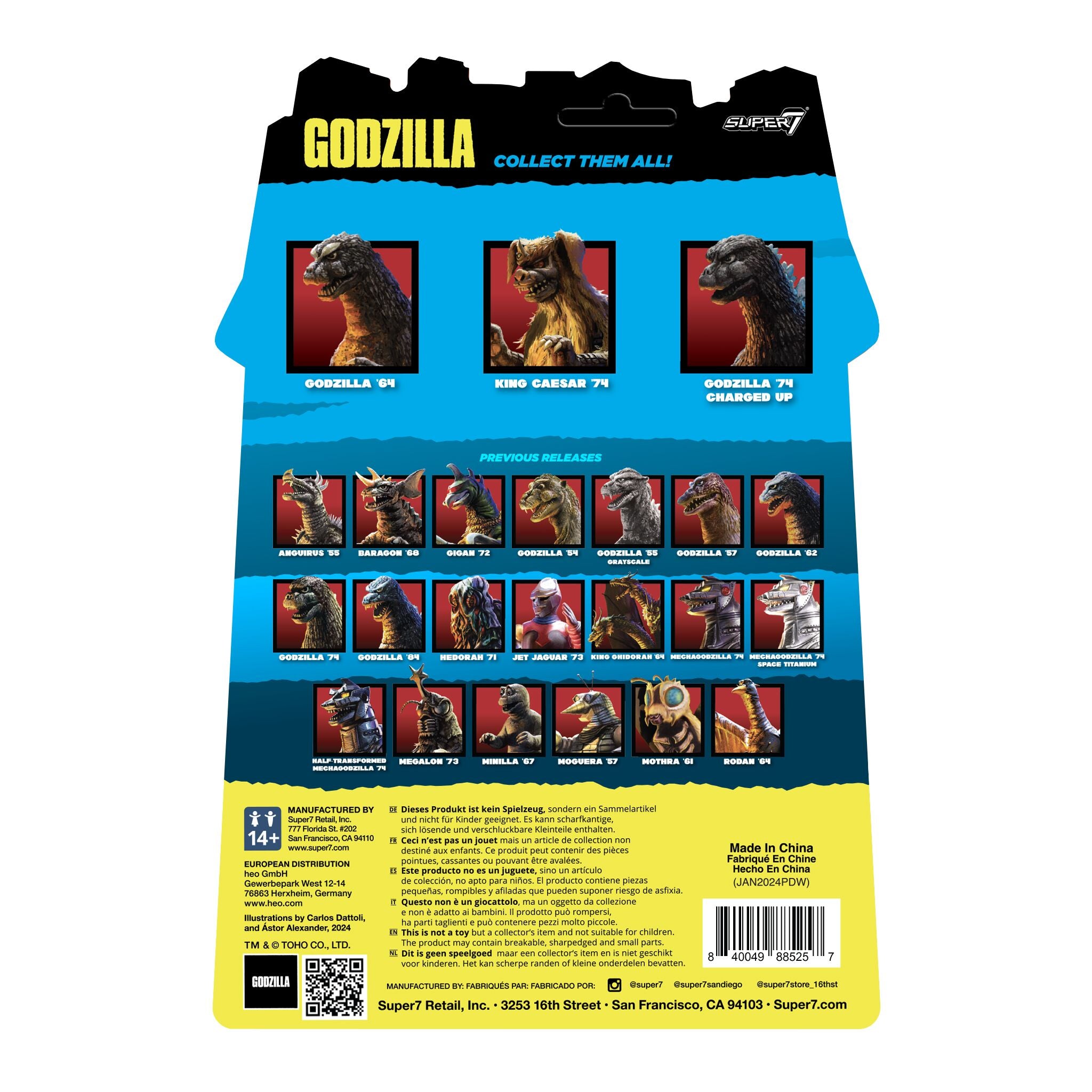 Toho ReAction Figures Wave 06 - Godzilla 1964