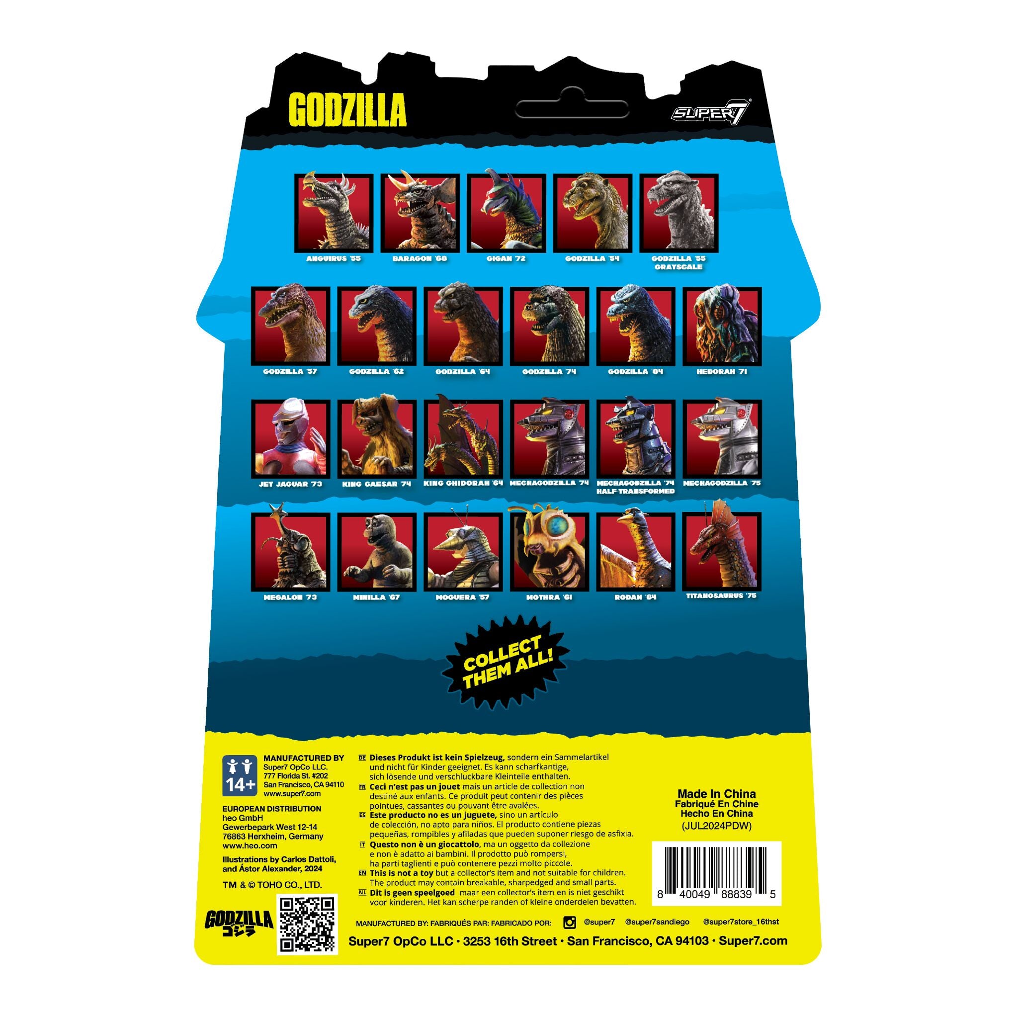 Toho ReAction Figures Wave 07 - Godzilla '84 (Heat Ray)