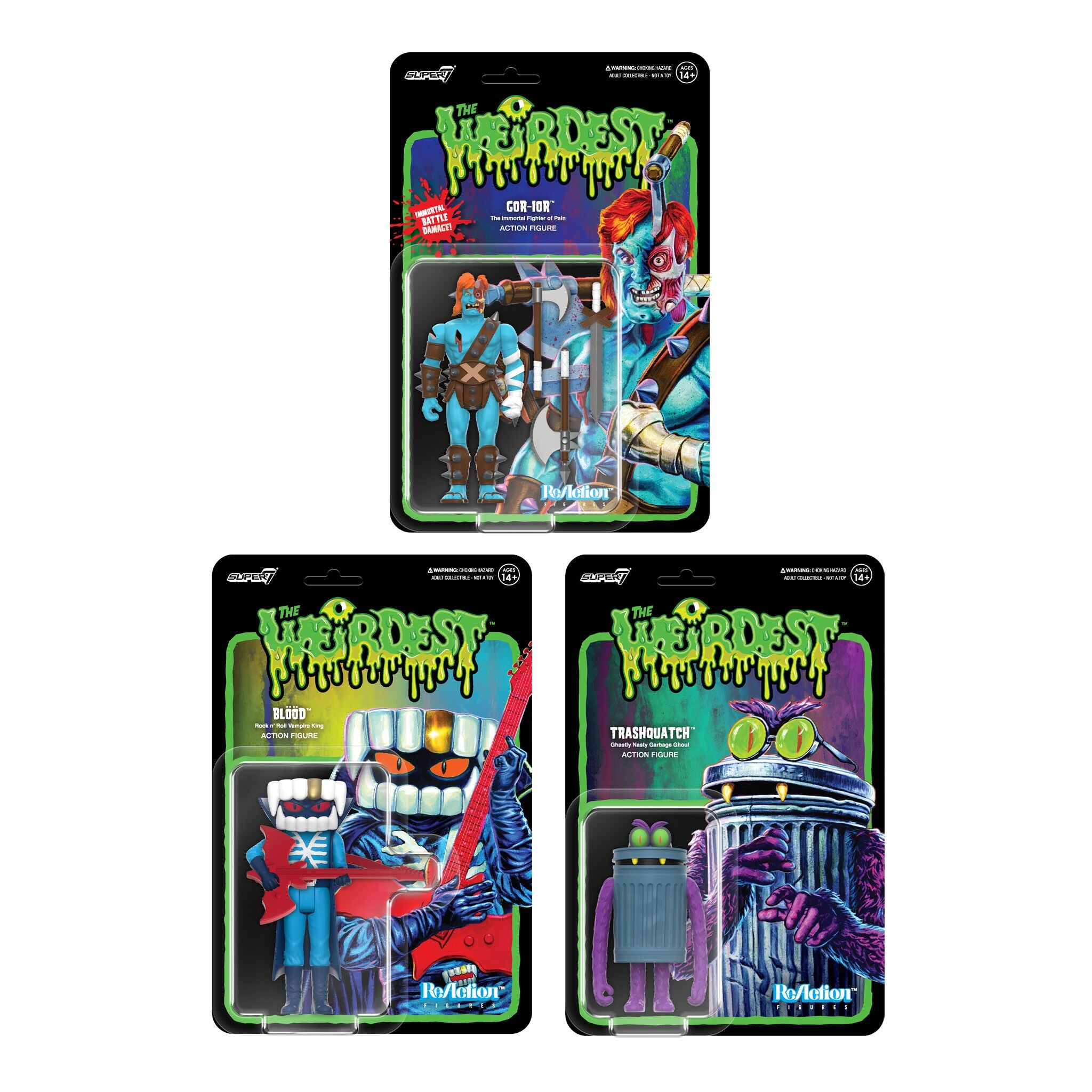 The Weirdest ReAction Wave 3 - Blööd , Gor-ior & Trashquatch (Indigo To Hell)