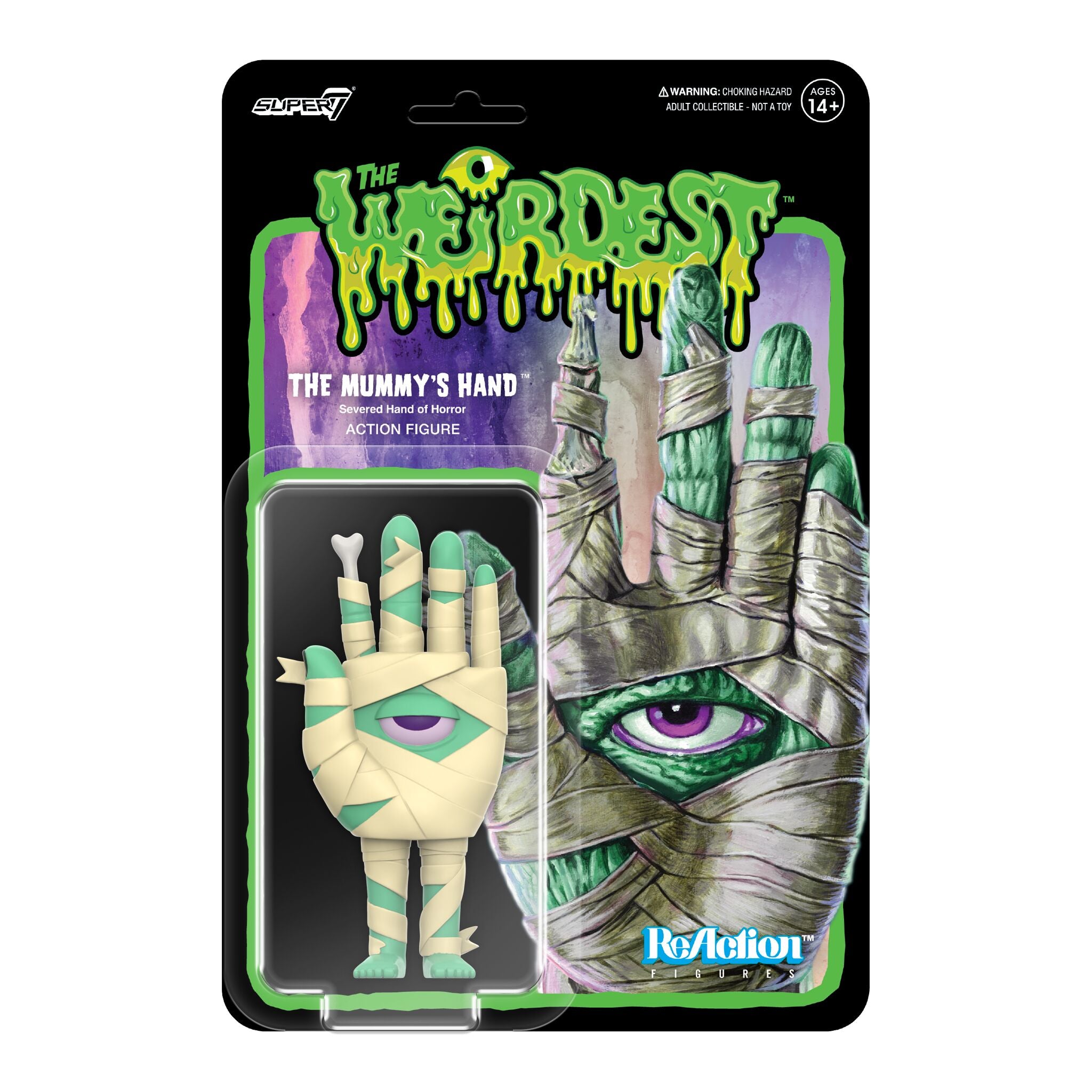 The Weirdest ReAction Figures Wave 04 - Mummy's Hand (Putrid Pals)