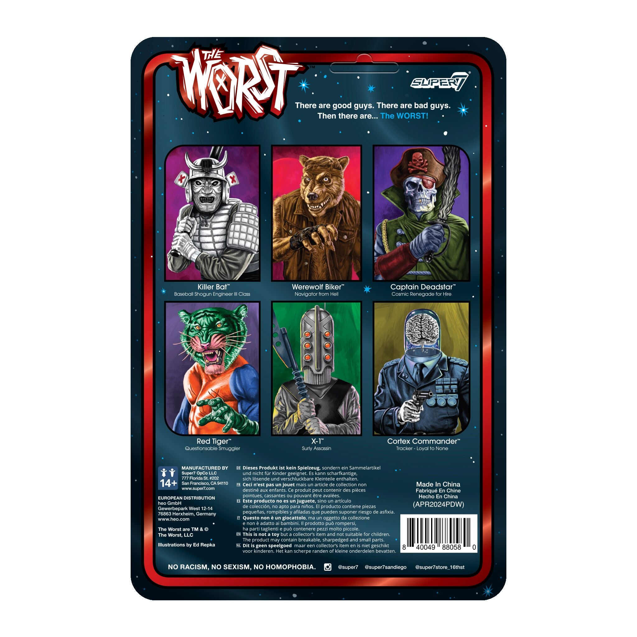 The Worst ReAction Figures Wave 06 (Scum Squad) - Cortex Commander