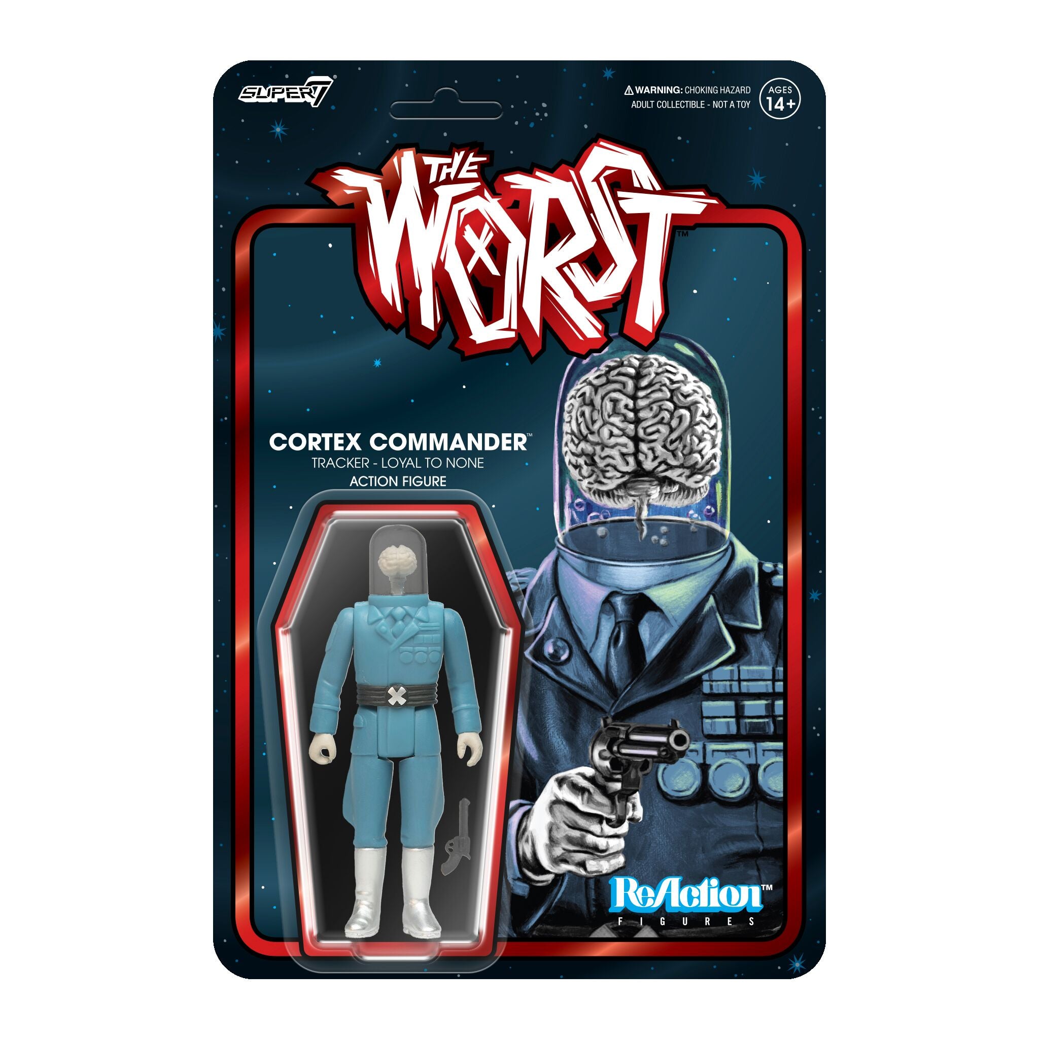 The Worst ReAction Figures Wave 6 - Red Tiger, X-1 & Cortex Commander (Scum Squad)