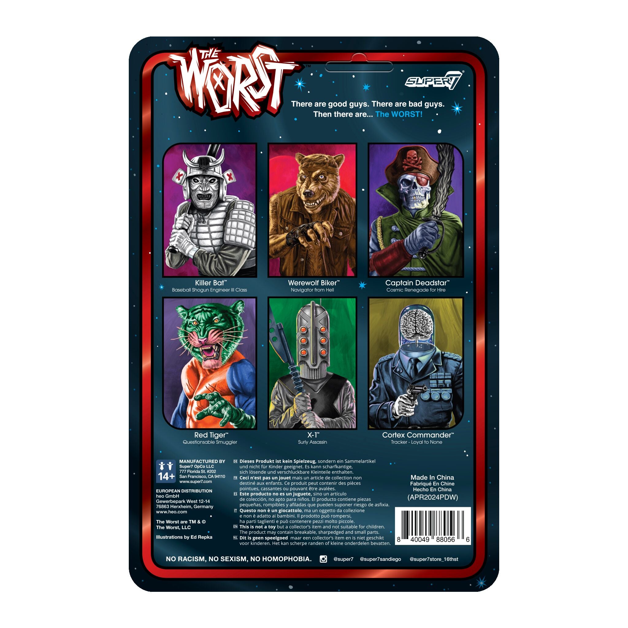 The Worst ReAction Figures Wave 06 (Scum Squad) - X-1