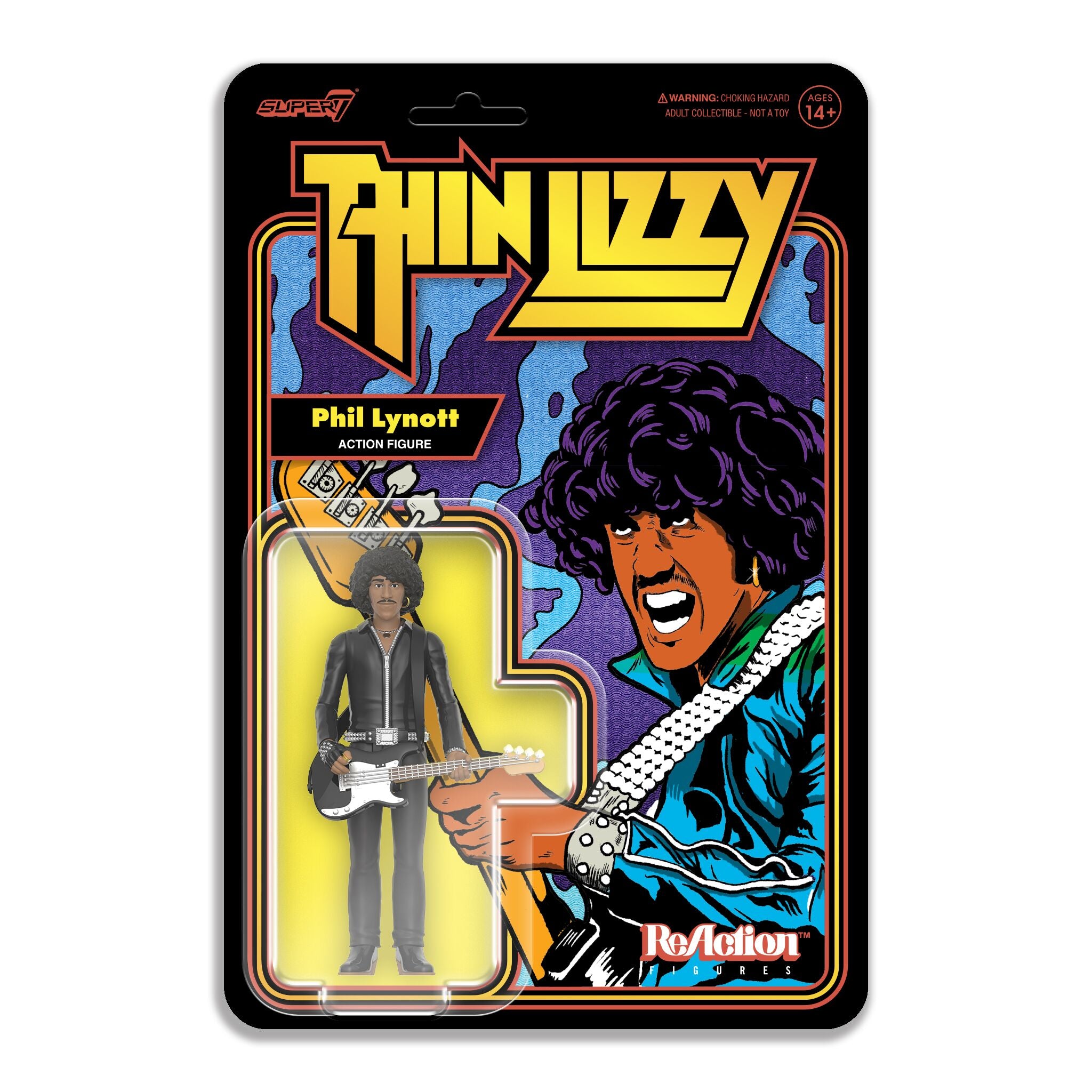 Thin Lizzy ReAction Figures - Phil Lynott (Black Leather)