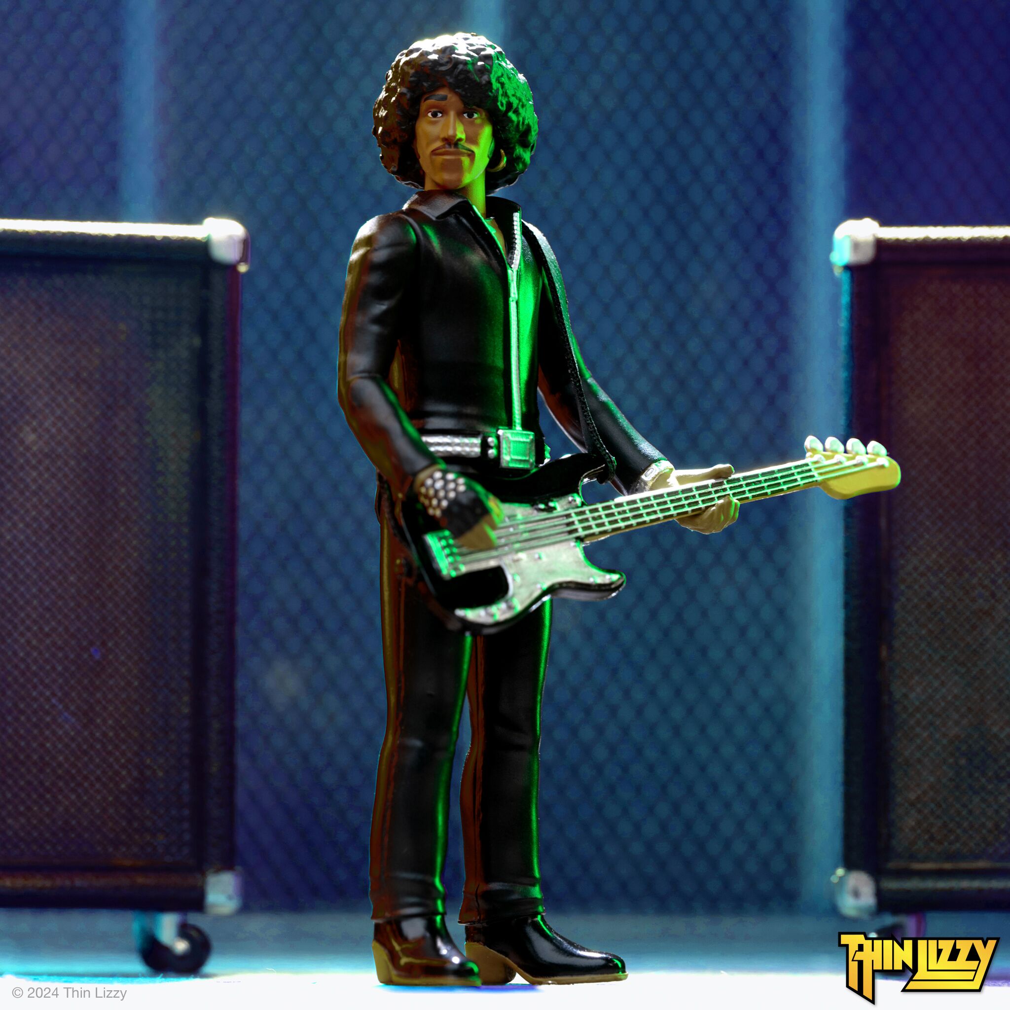 Thin Lizzy ReAction Figures - Phil Lynott (Black Leather)