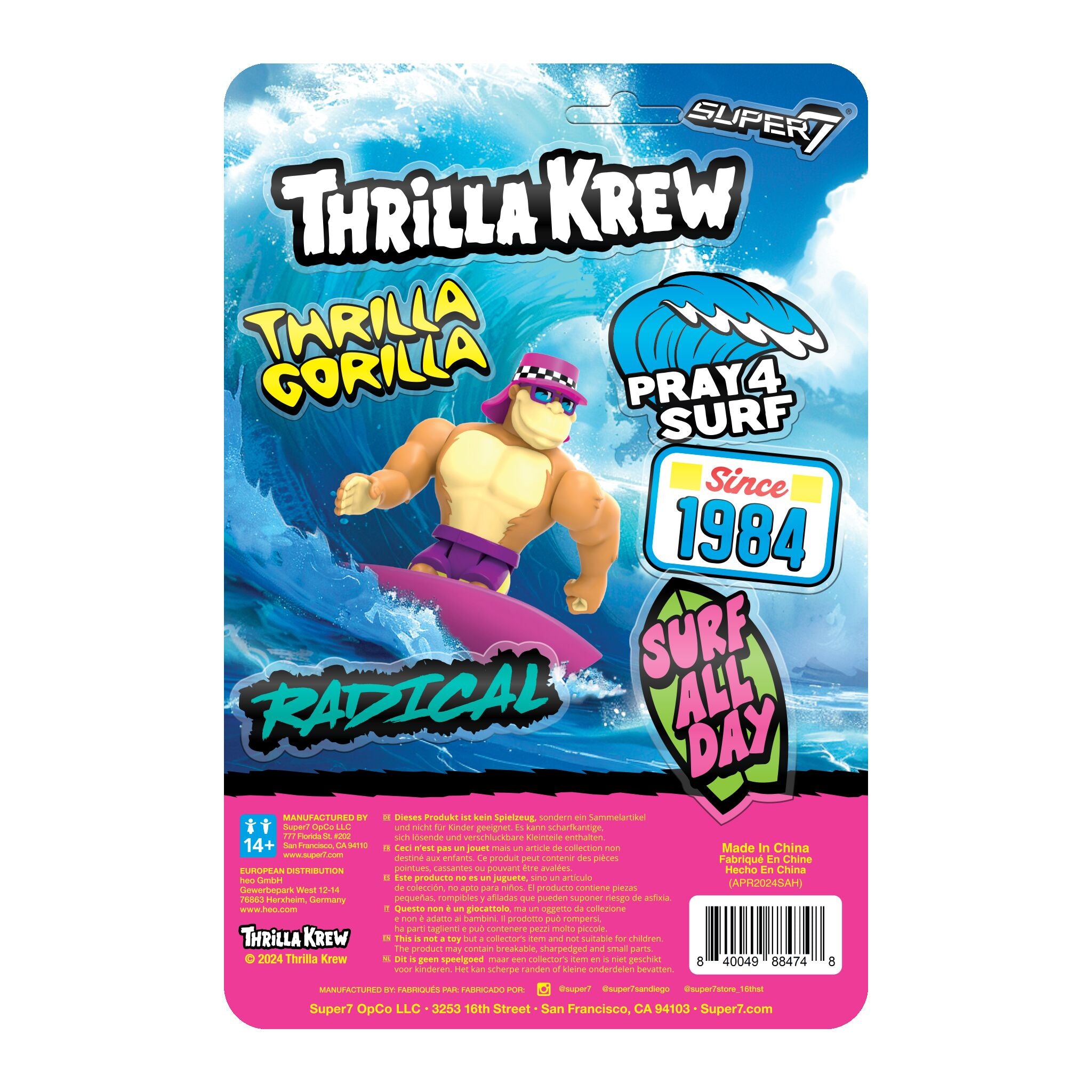 Thrilla Krew ReAction Figures Wave 02 - Thrilla Gorilla