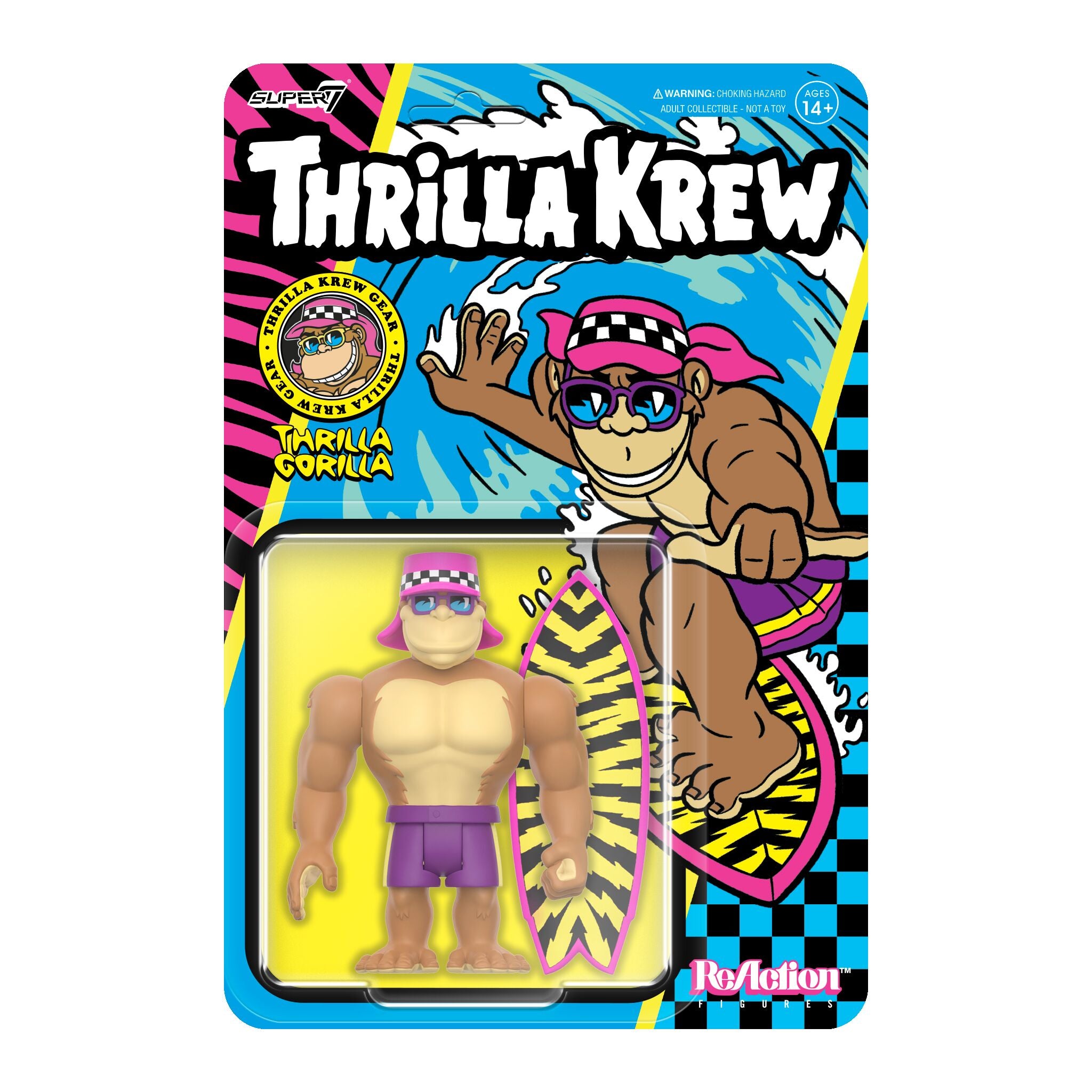 Thrilla Krew ReAction Figures Wave 02 - Thrilla Gorilla