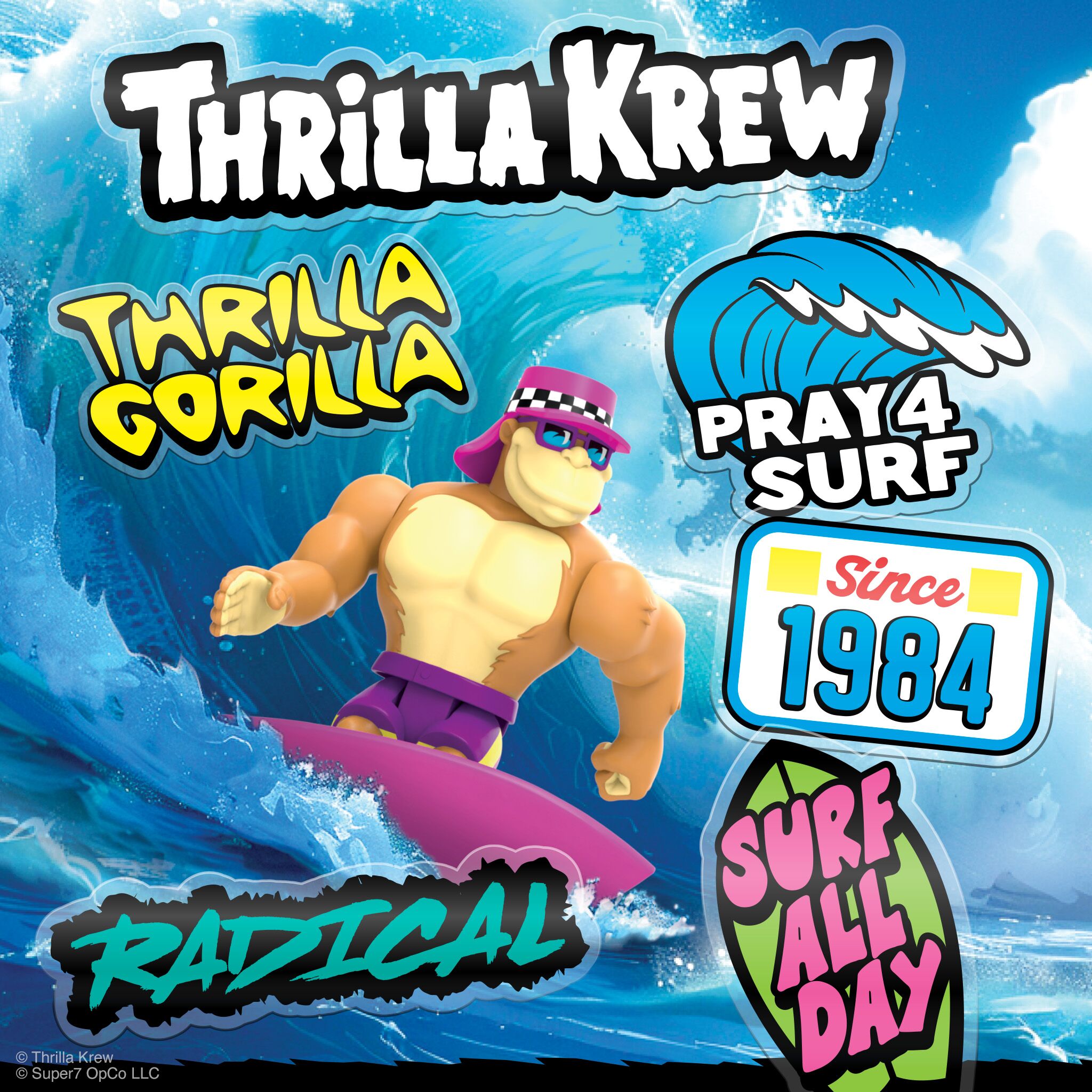 Thrilla Krew ReAction Figures Wave 02 - Thrilla Gorilla