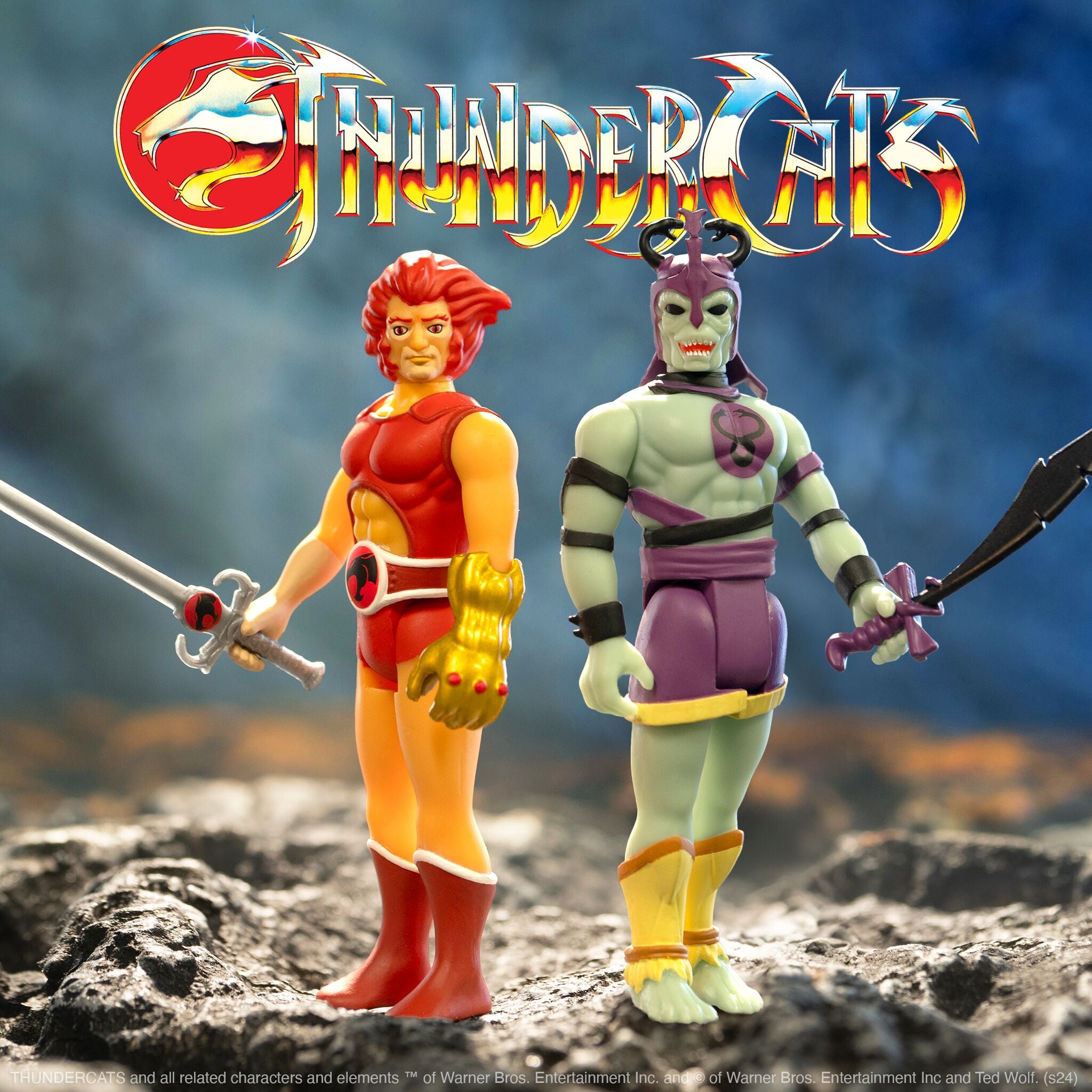 ThunderCats ReAction Figures Wave 6 - Mirror Lion-O and Mumm-Ra (Evil Mutant)
