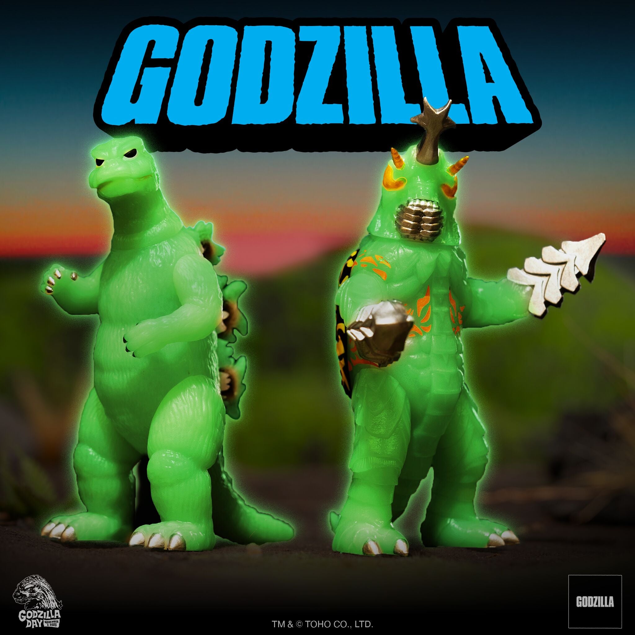 Toho ReAction Figures Wave 05 (Godzilla Day) - Megalon (Glow)