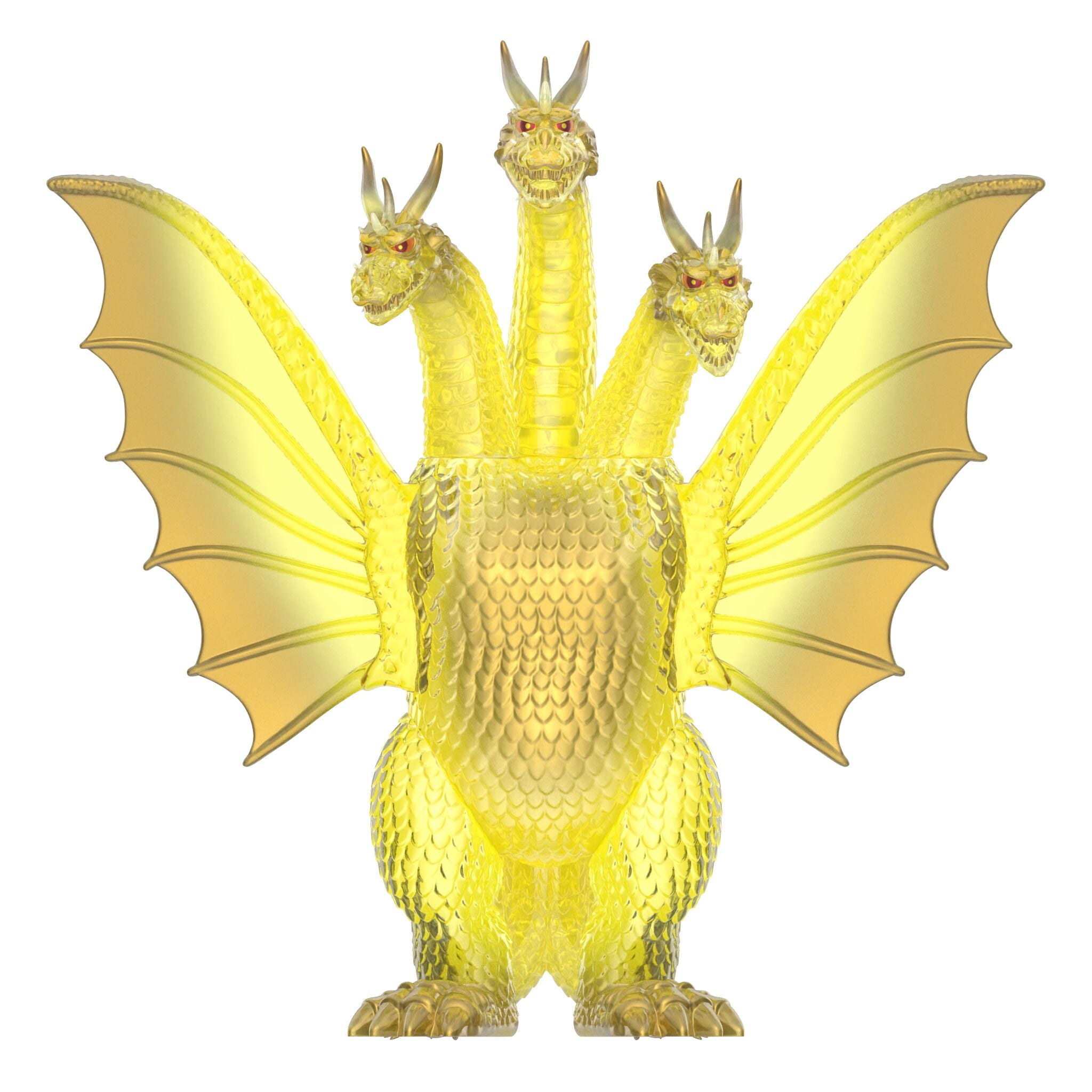 Toho ReAction Figures - King Ghidorah (Metallic 60th Anniversary)