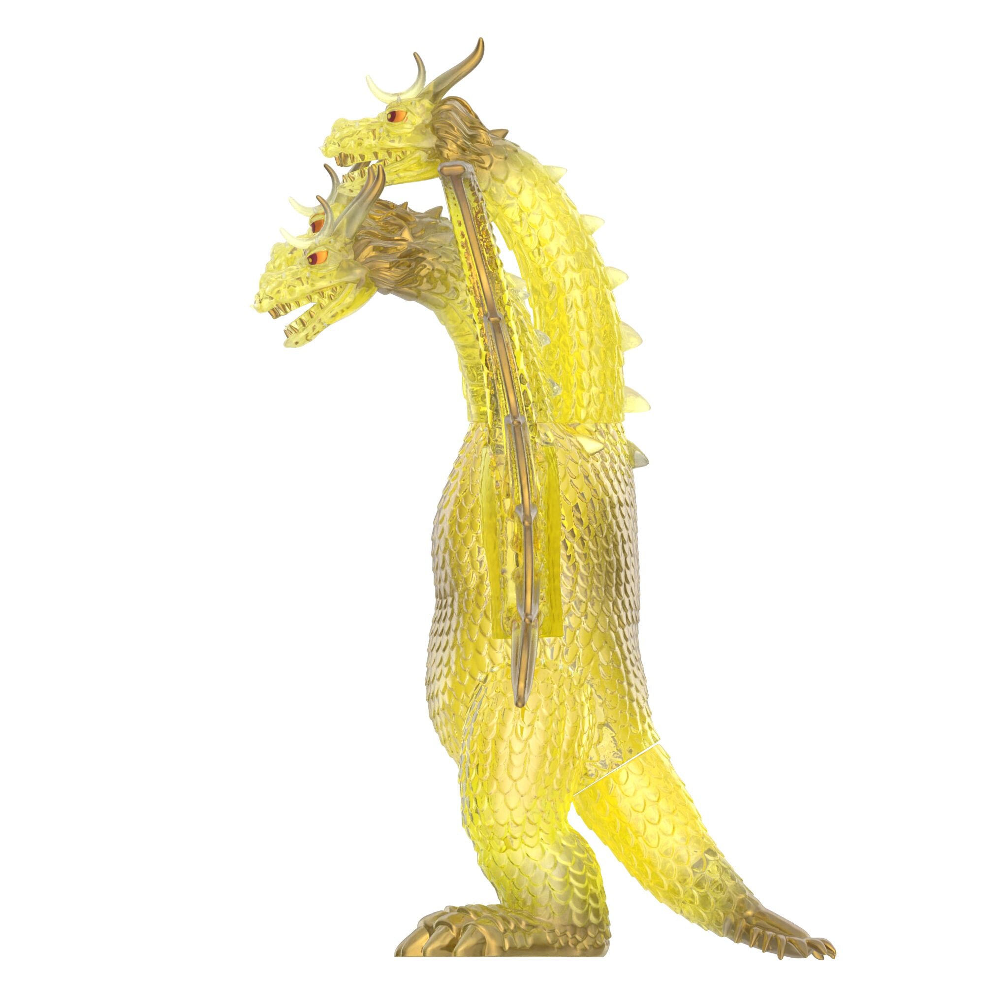 Toho ReAction Figures - King Ghidorah (Metallic 60th Anniversary)