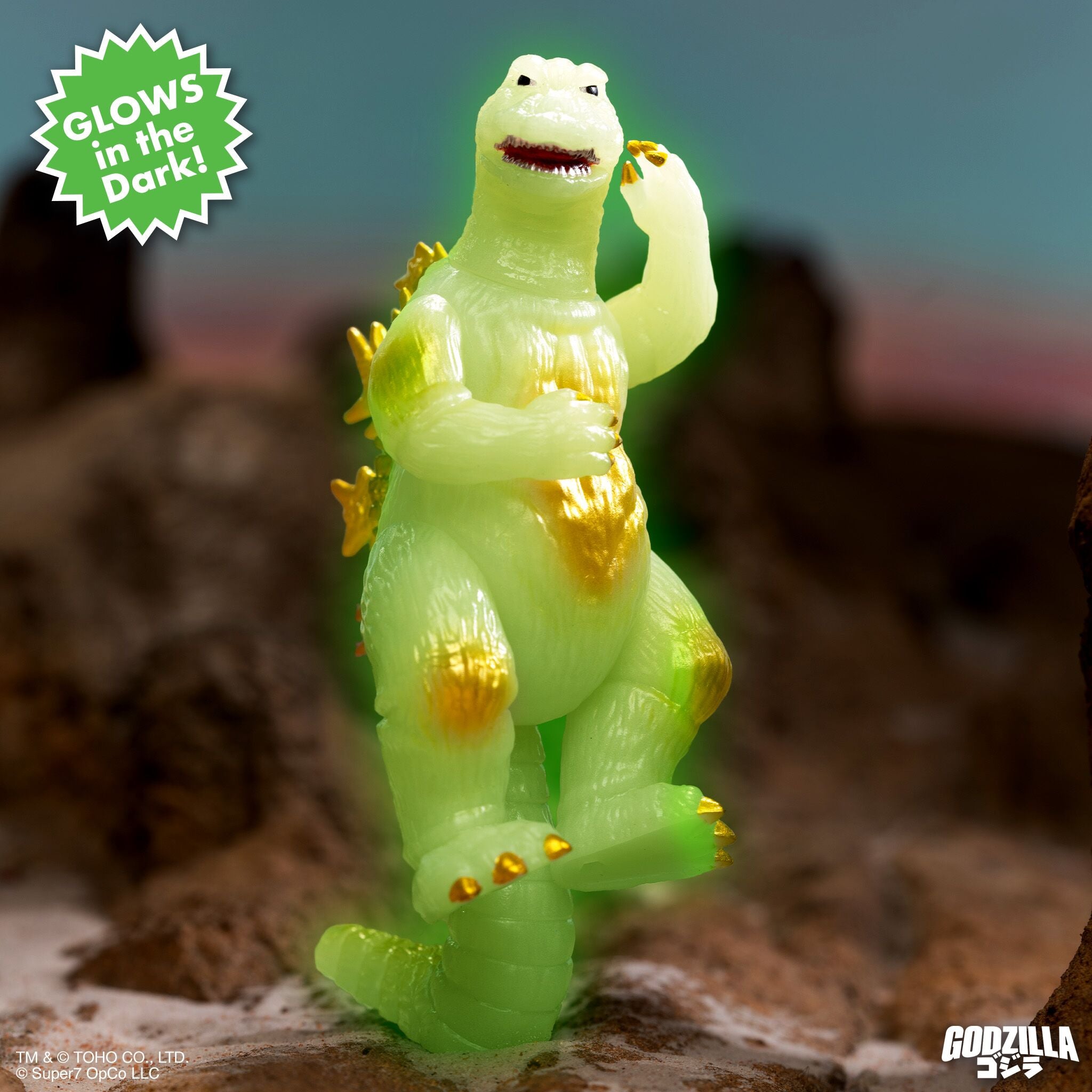 Toho ReAction Figures - Godzilla '65 (Victory Celebration, Glow)