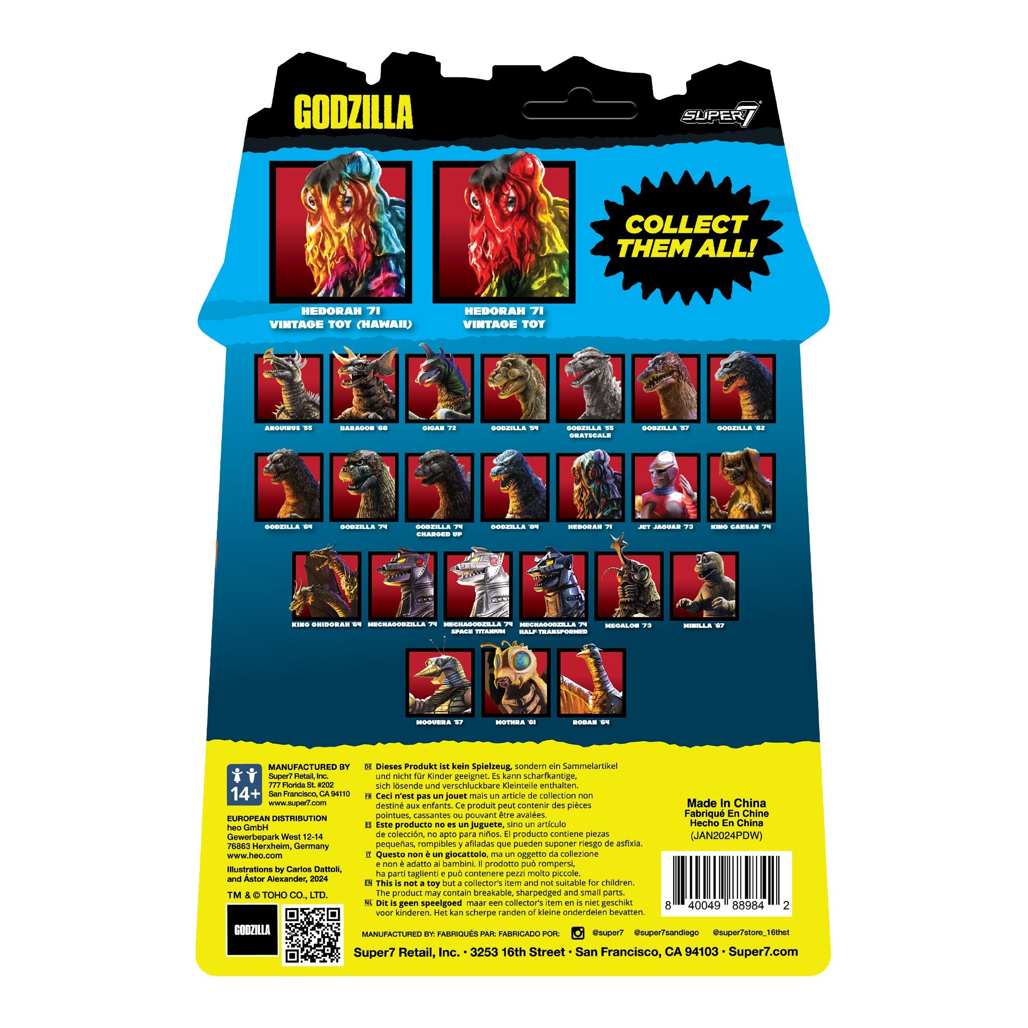 Toho ReAction Figures - Hedorah (Vintage Toy)