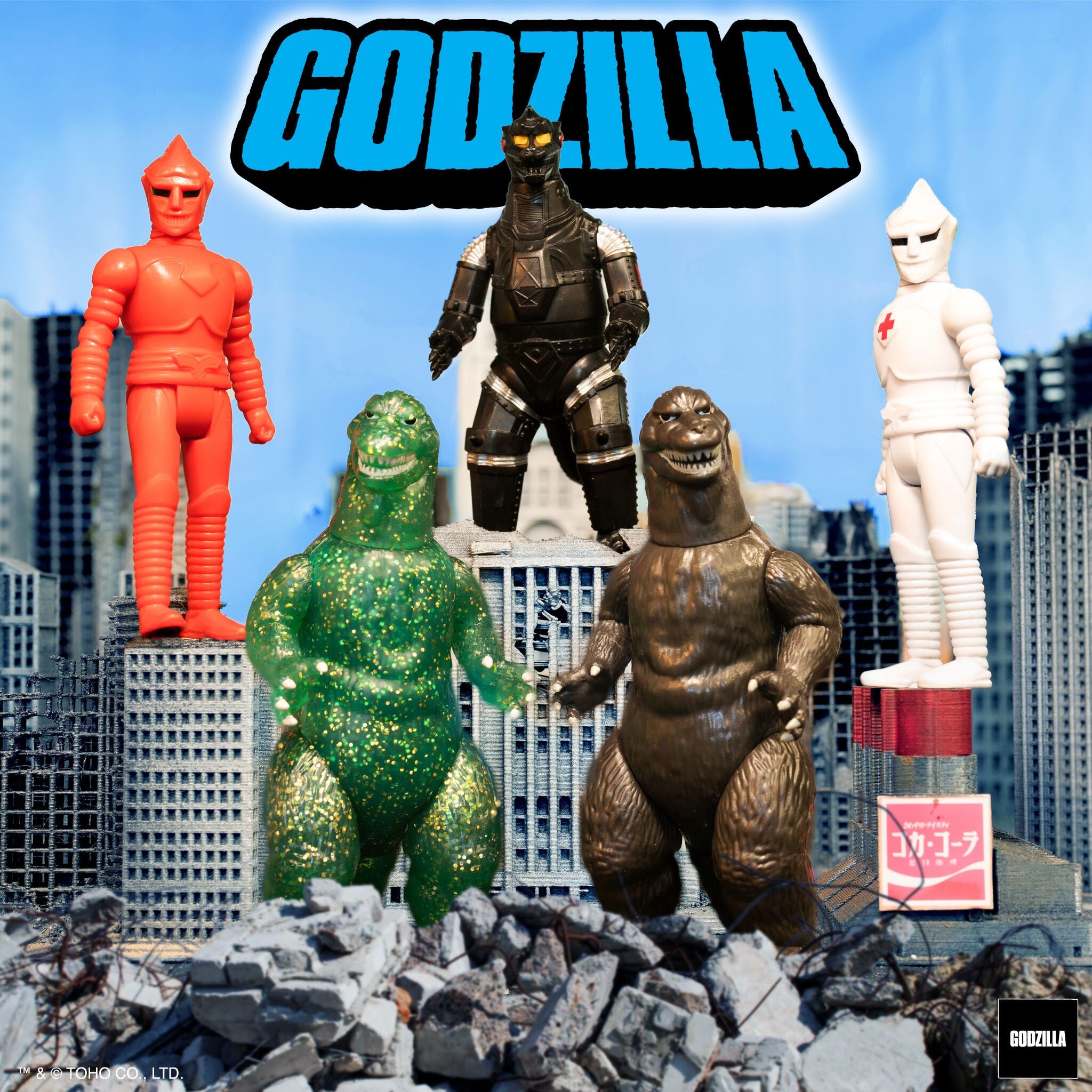 Toho ReAction Kaiju Godzilla Blindbox - Blind Box Flat
